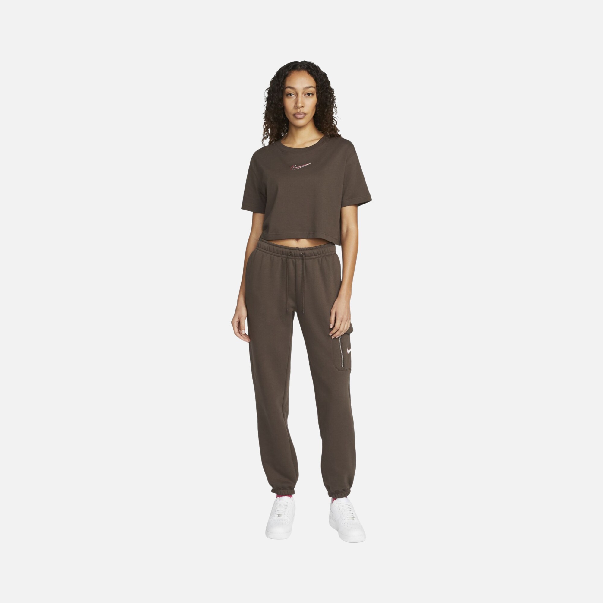 Nike Sportswear Cropped Dance Short Sleeve Kadın Tişört