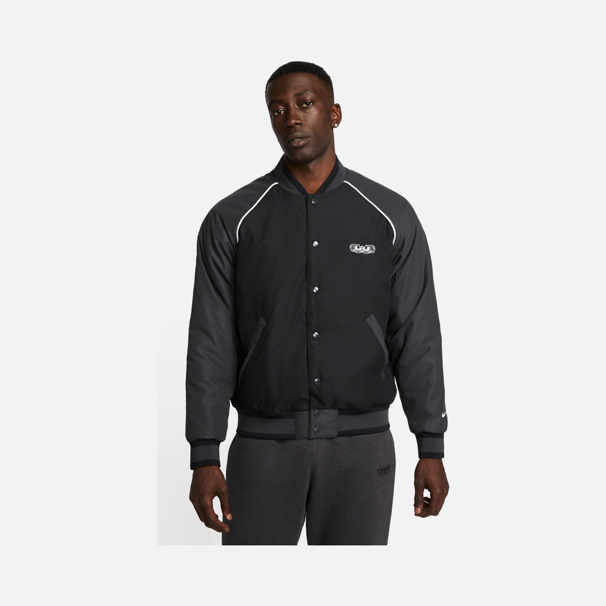 Nike LeBron Protect Basketball Full Length Snap Fastener Erkek Ceket