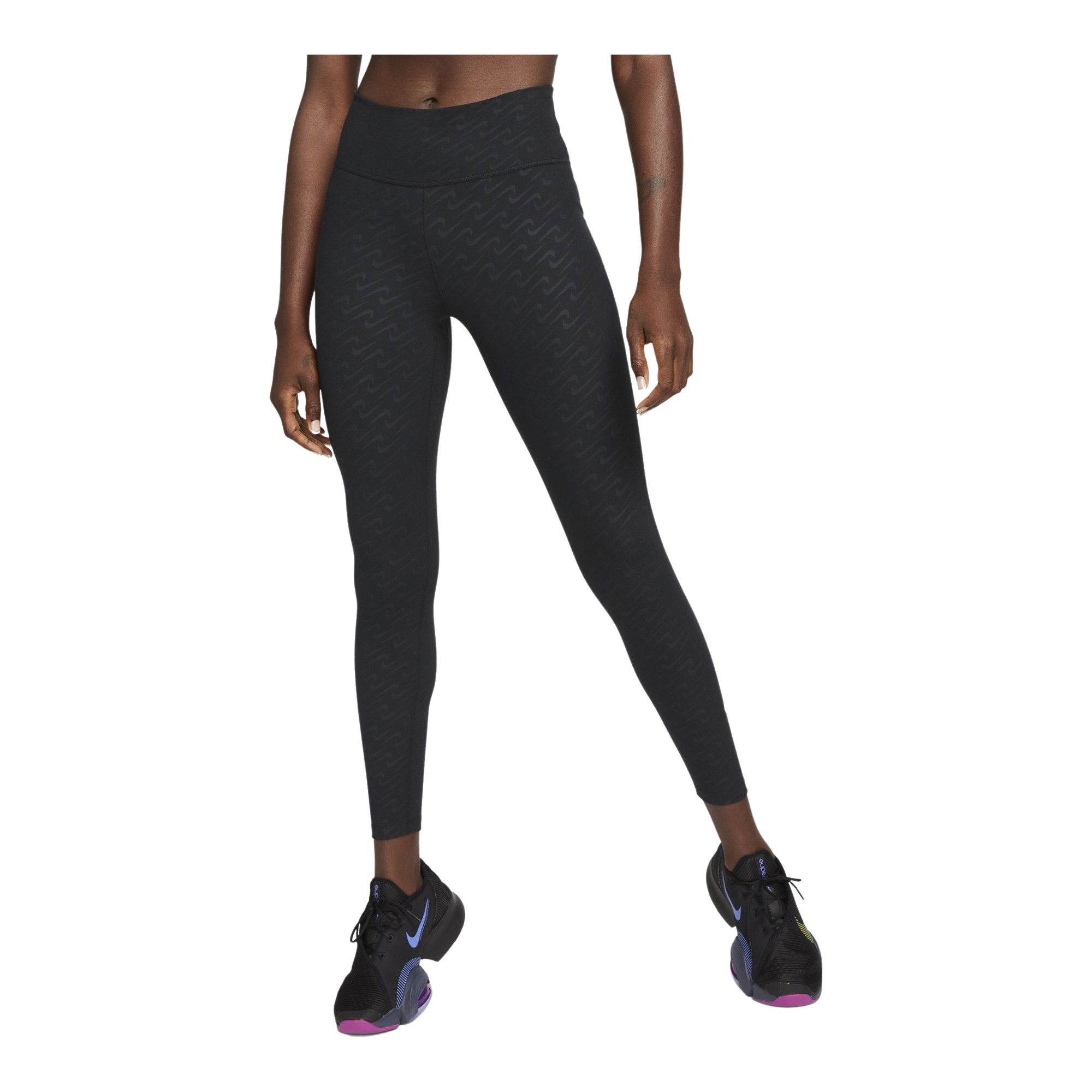Nike Dri-Fit One Icon Clash Mid-Rise 7/8 Printed Training Kadın Tayt