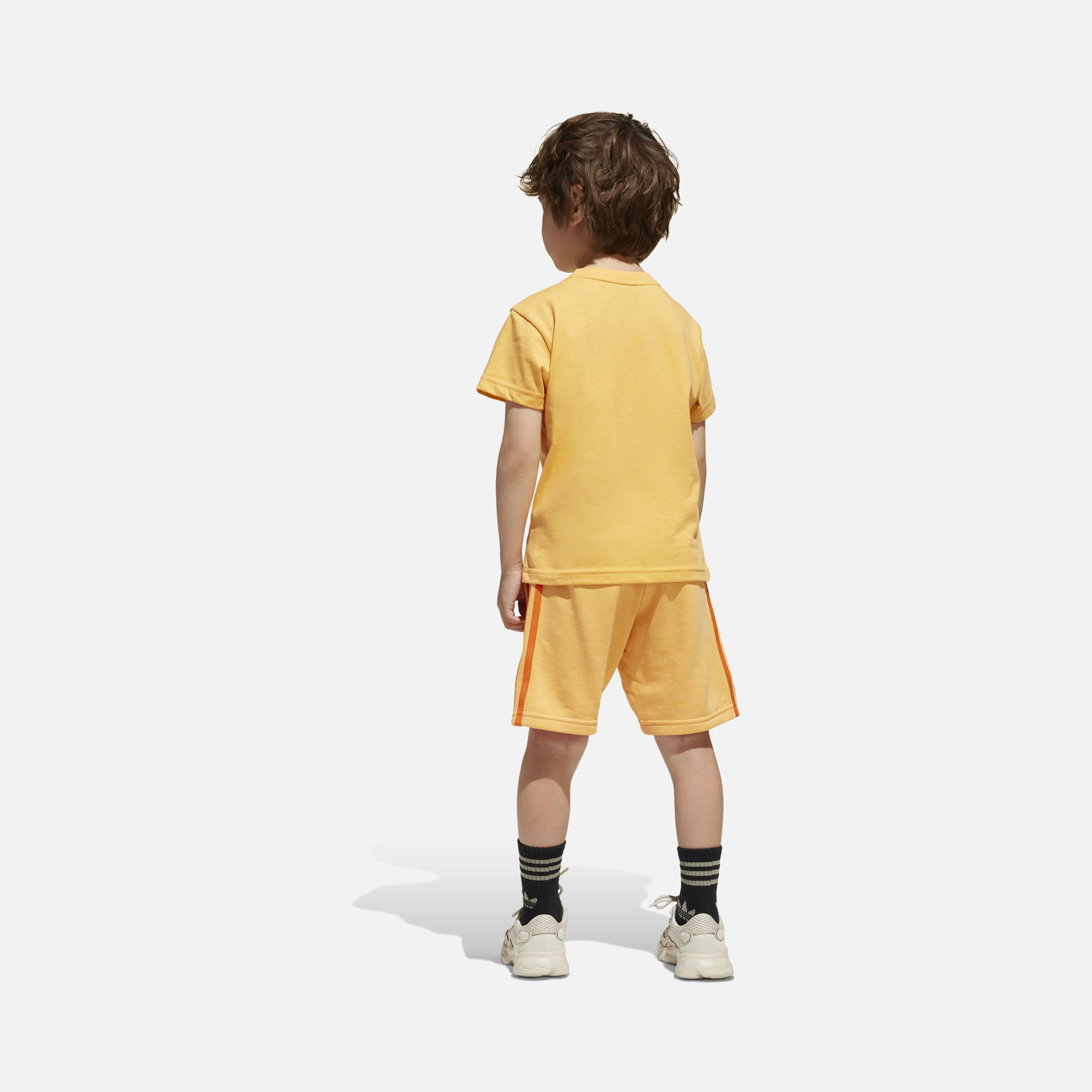 adidas Originals Trefoil Logo 3-Stripes Short-Sleeve Tişört&Şort Çocuk Takım