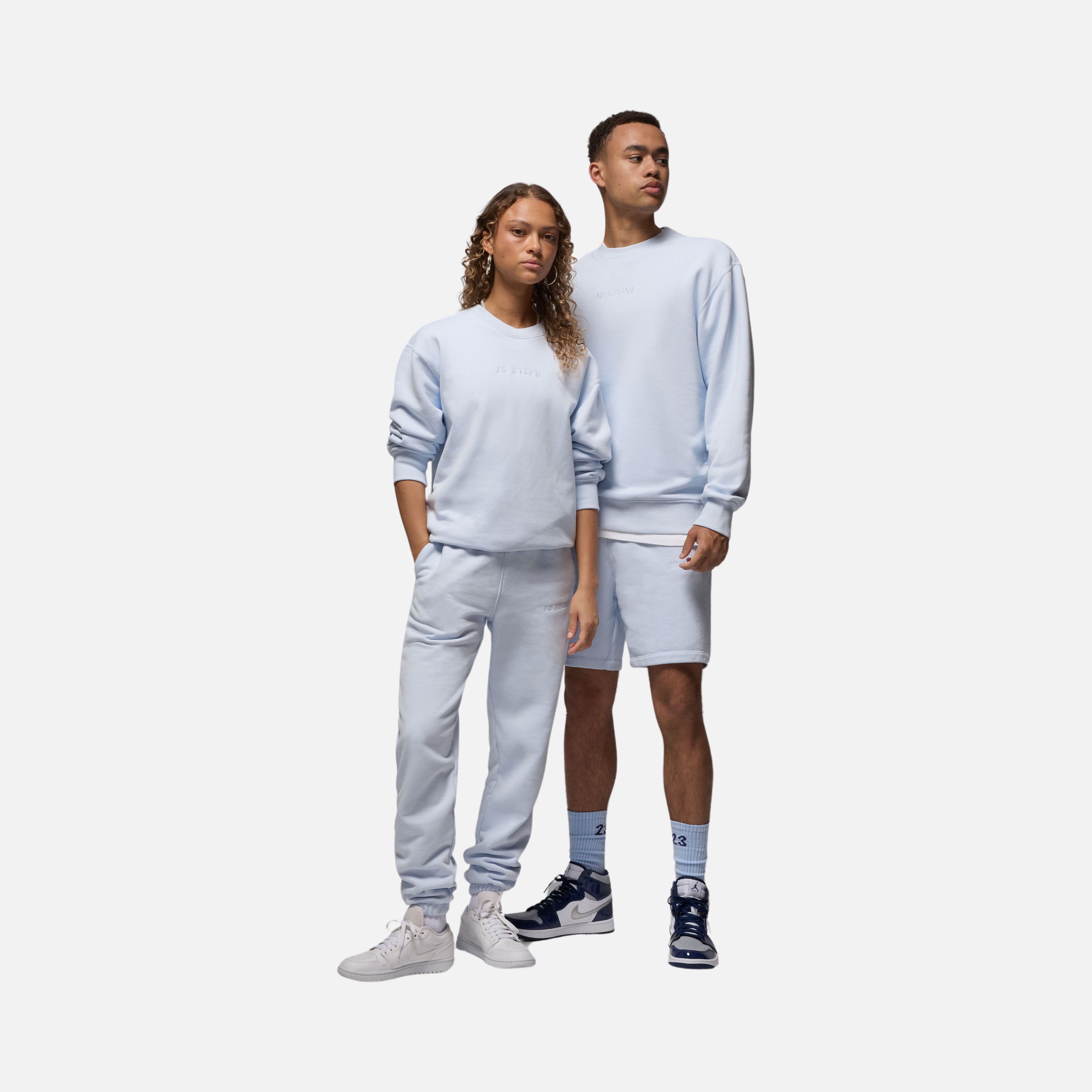 Nike Air Jordan Wordmark Fleece Crew-Neck Erkek Sweatshirt