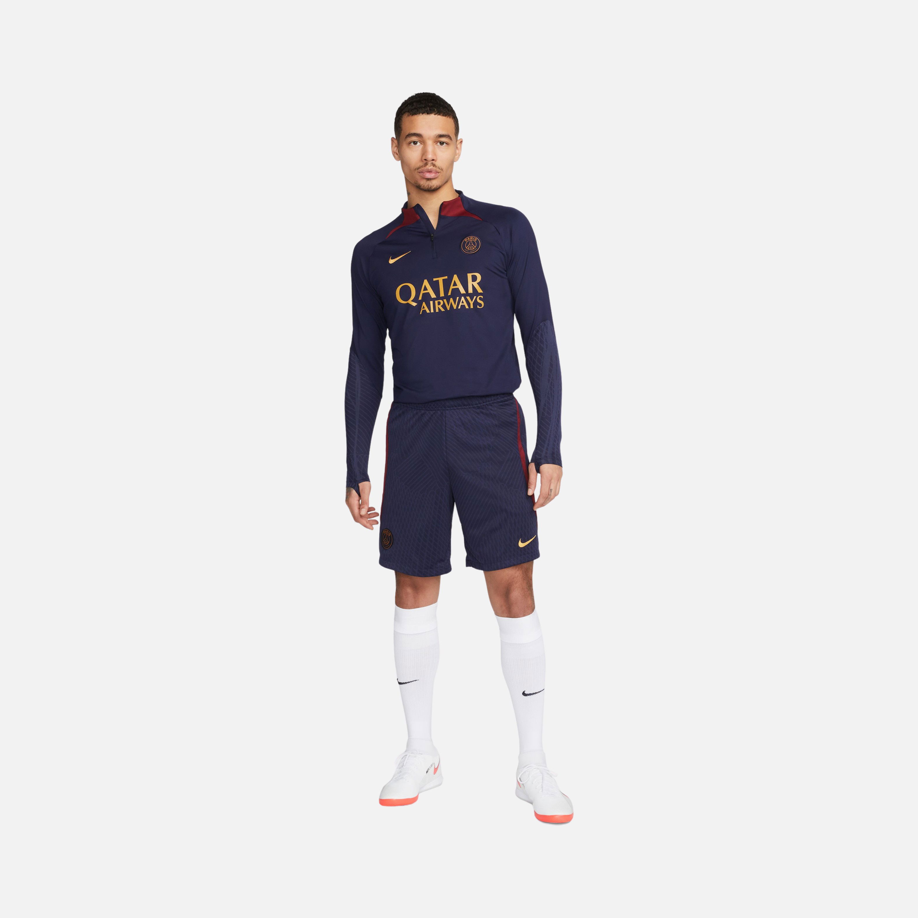 Nike Dri-Fit Paris Saint-Germain Strike 1/4 Zip  Long-Sleeve Erkek Tişört