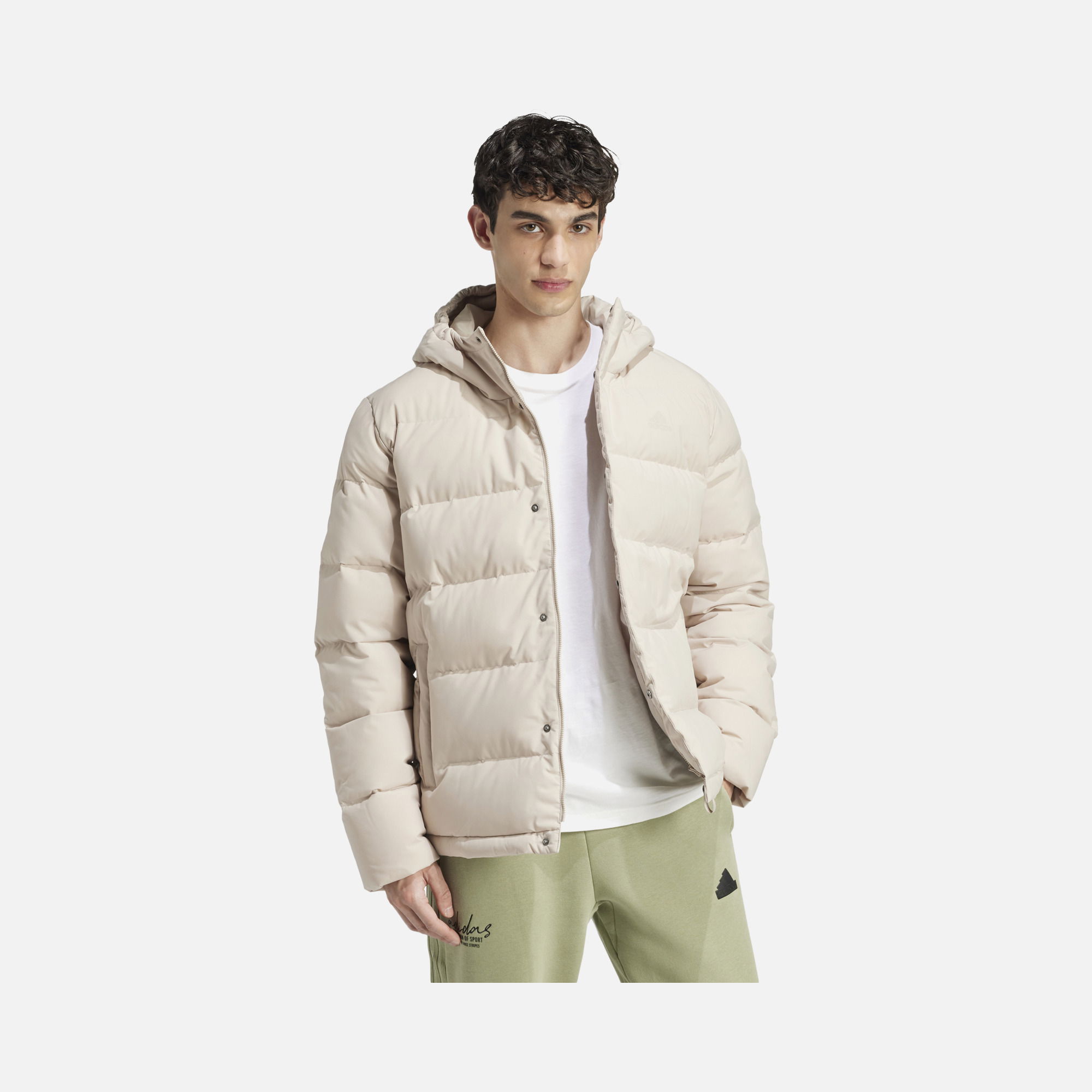 adidas Sportswear Helionic 600 Down Full-Zip Hoodie Erkek Mont