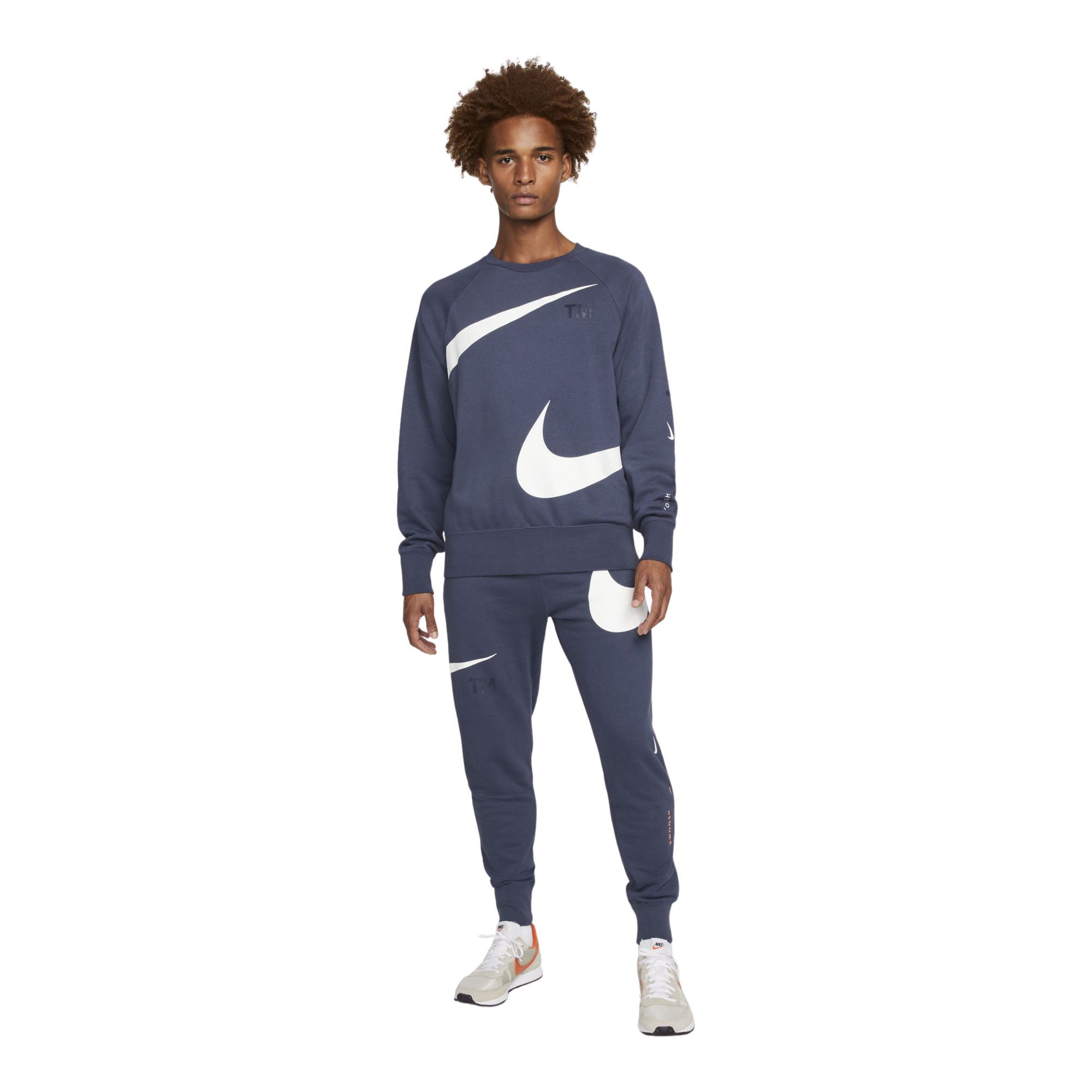 Nike Sportswear Swoosh Semi-Brushed-Back Erkek Eşofman Altı