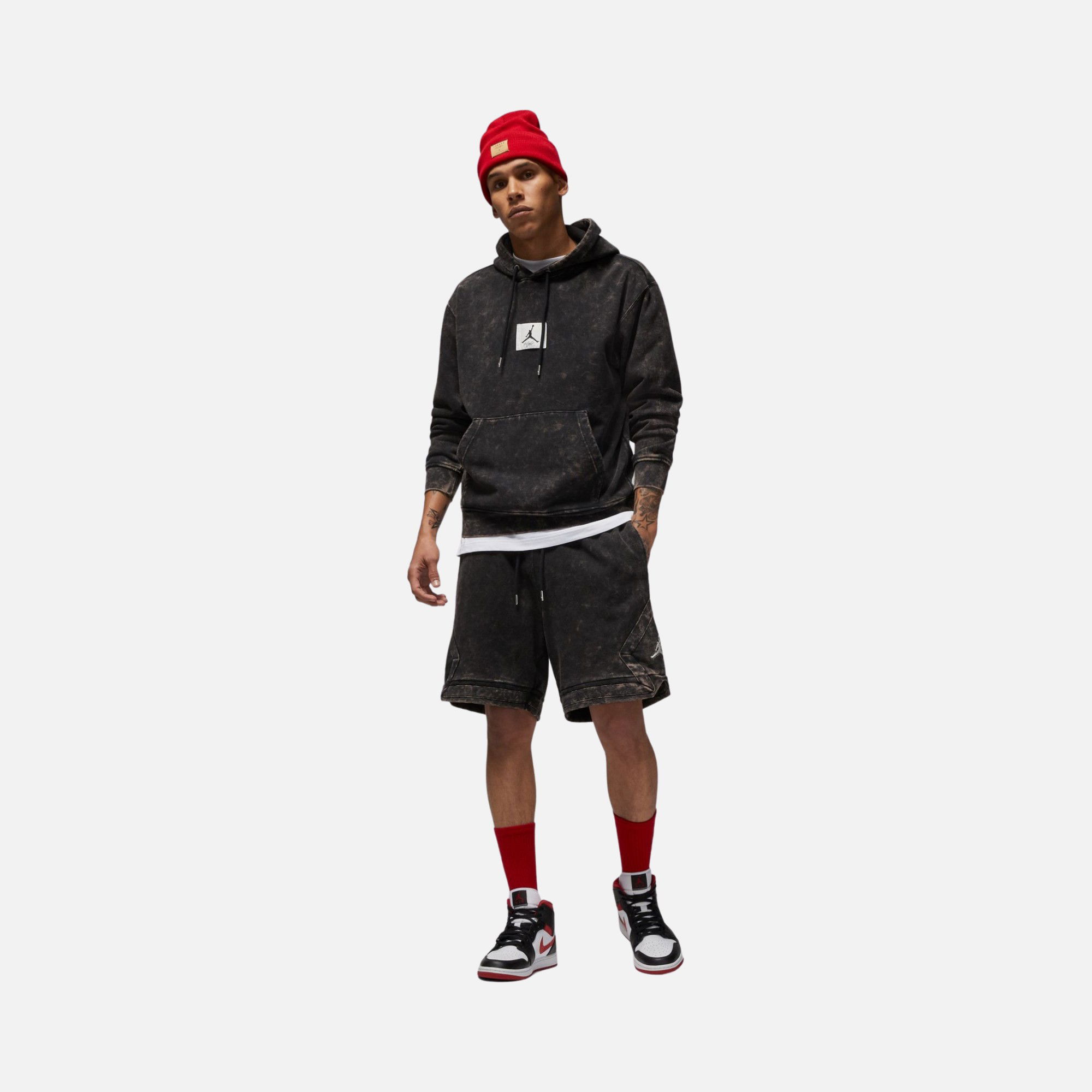 Nike Jordan Essential Statement Washed-Out Fleece Erkek Şort