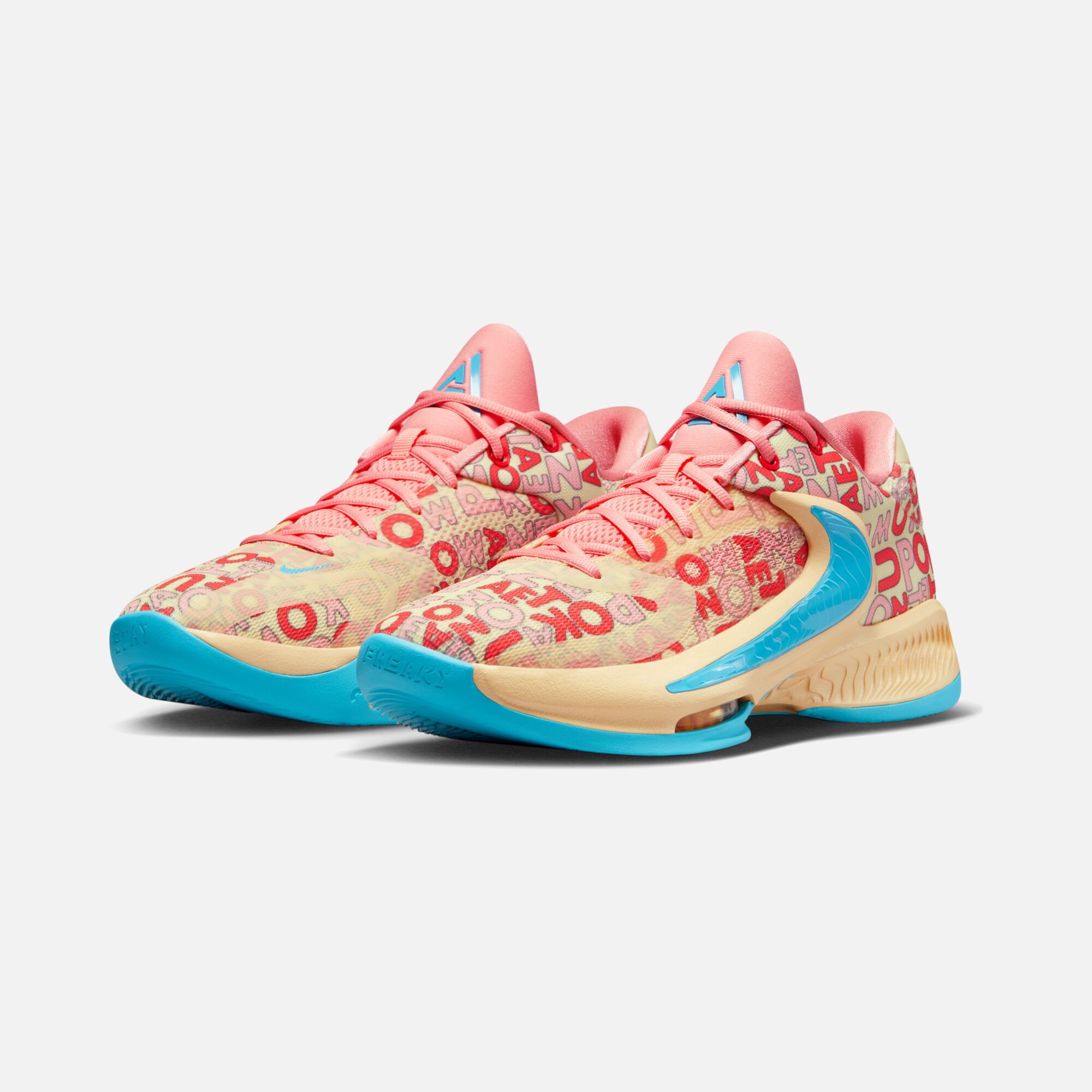 Nike Zoom Freak 4 ''Reverse Swoosh Logo'' Erkek Basketbol Ayakkabısı