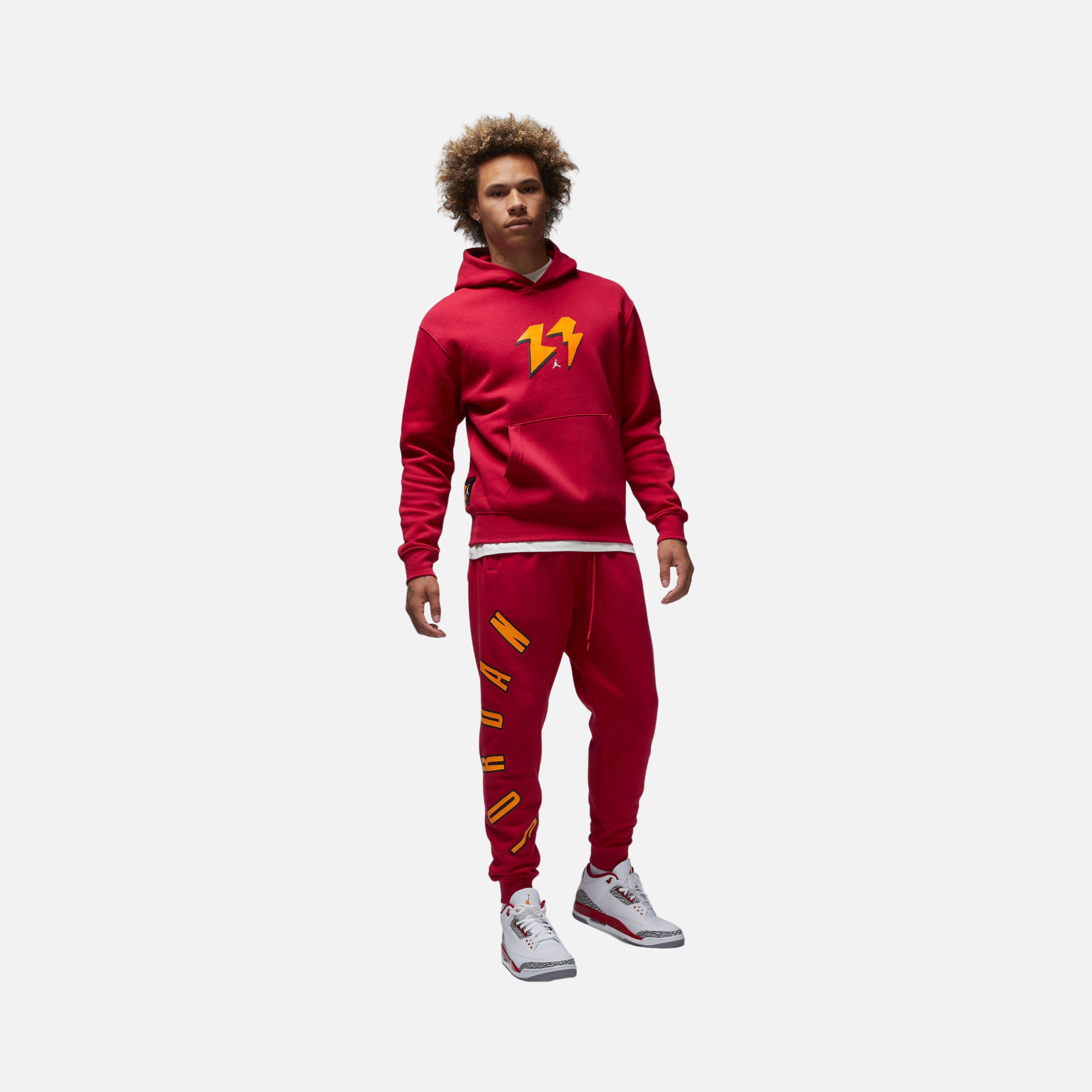 Nike Jordan Flight MVP HBR Fleece Screen-Printed Graphics Erkek Eşofman Altı