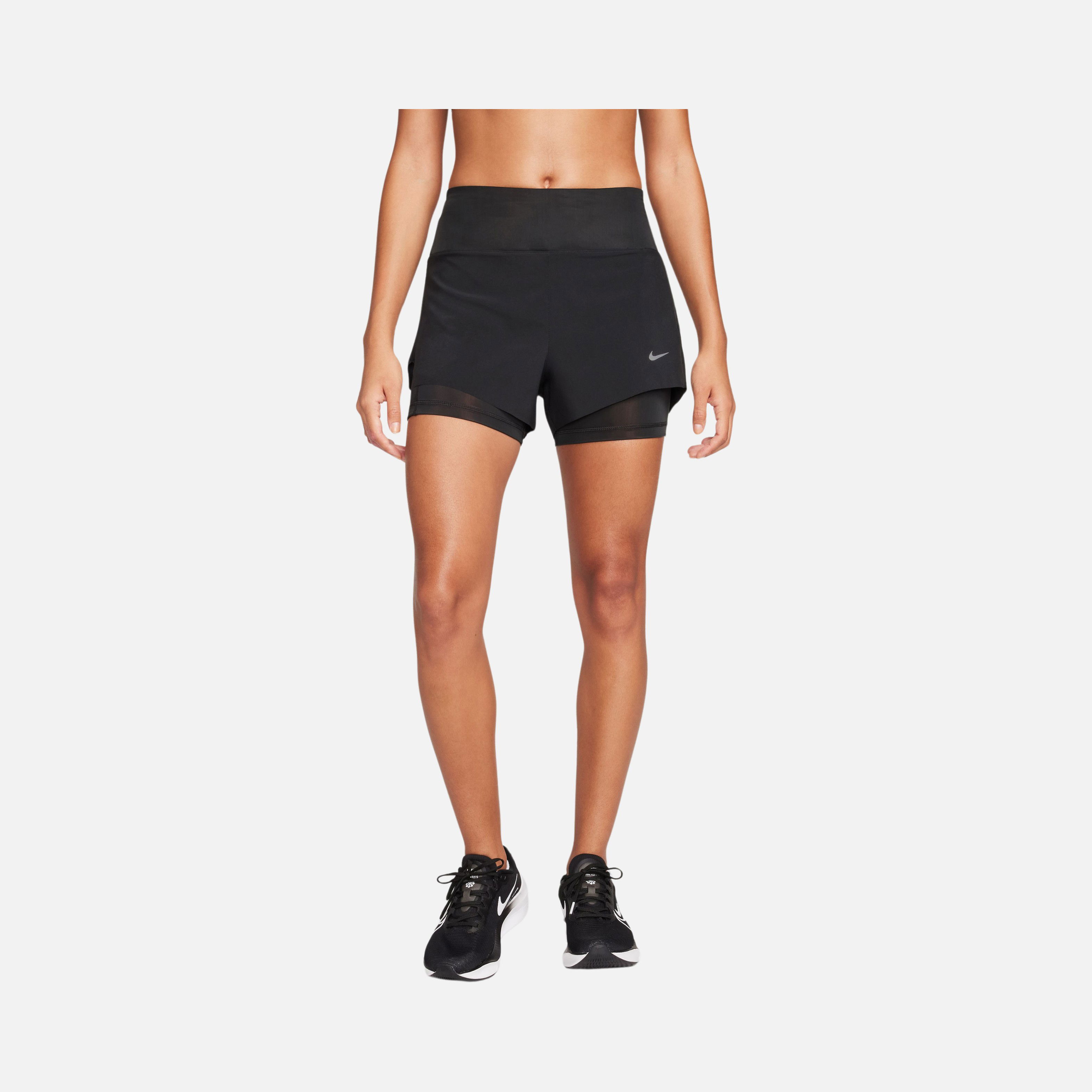 Nike Dri-Fit Swift Mid-Rise 8cm (approx.) 2-in-1 Running Kadın Şort