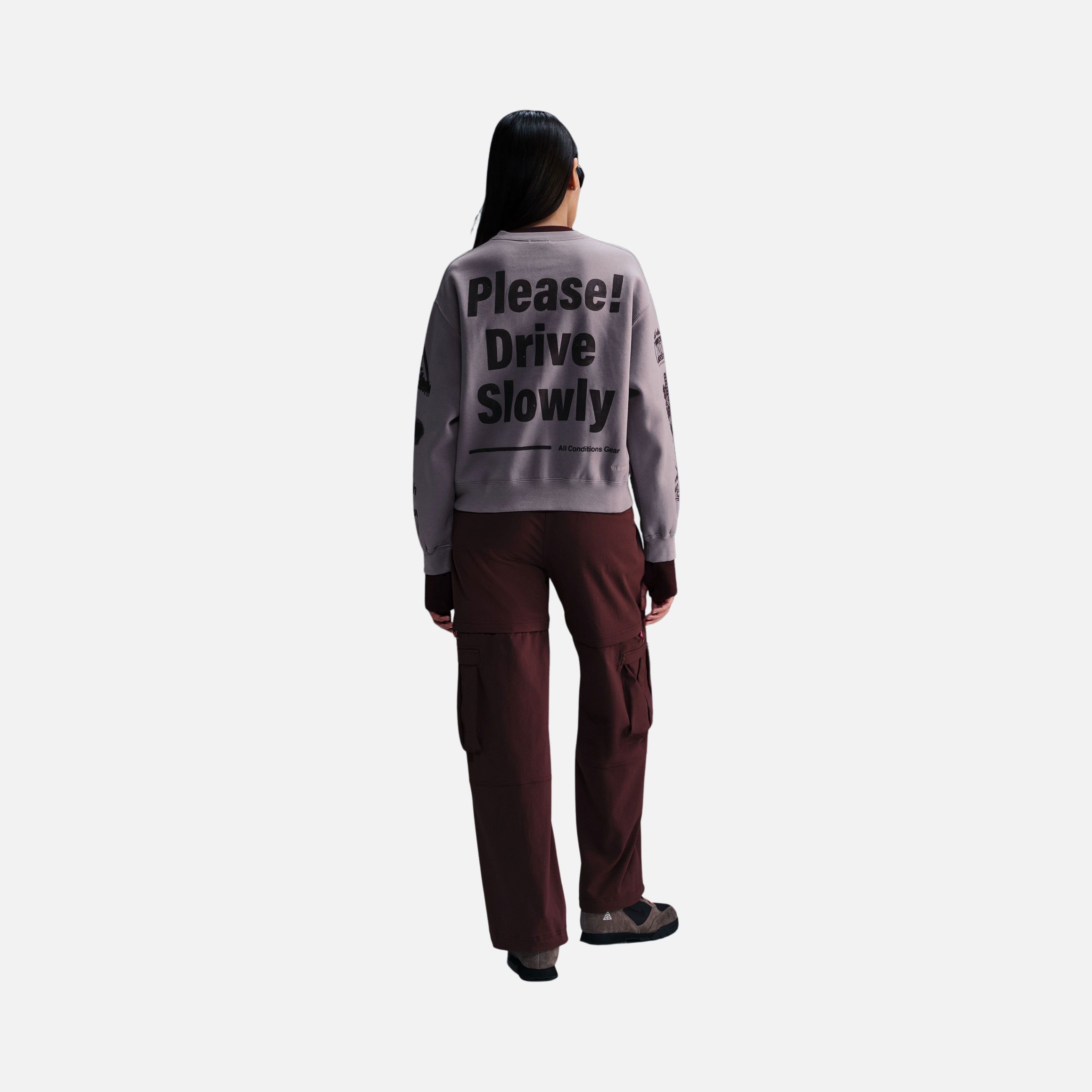 Nike Sportswear ACG "Tuff Fleece" Therma-Fit Repel Crew Kadın Sweatshirt