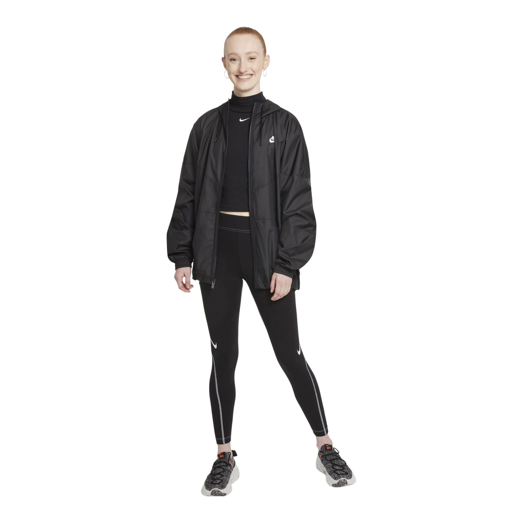 Nike Sportswear Swoosh Graphic Hig-Rise Kadın Tayt