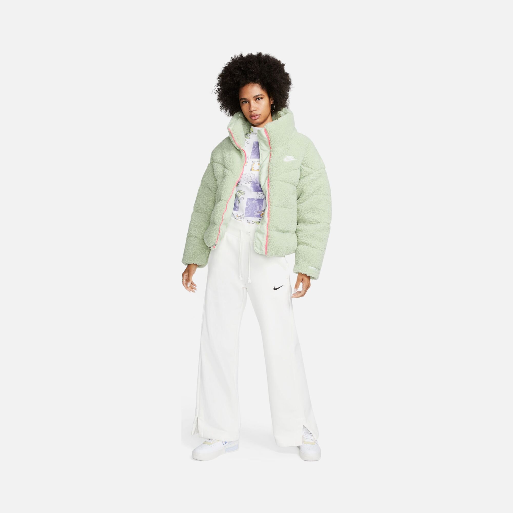 Nike Sportswear Therma-Fit City Series Synthetic Fill High-Pile Fleece Full-Zip Kadın Ceket