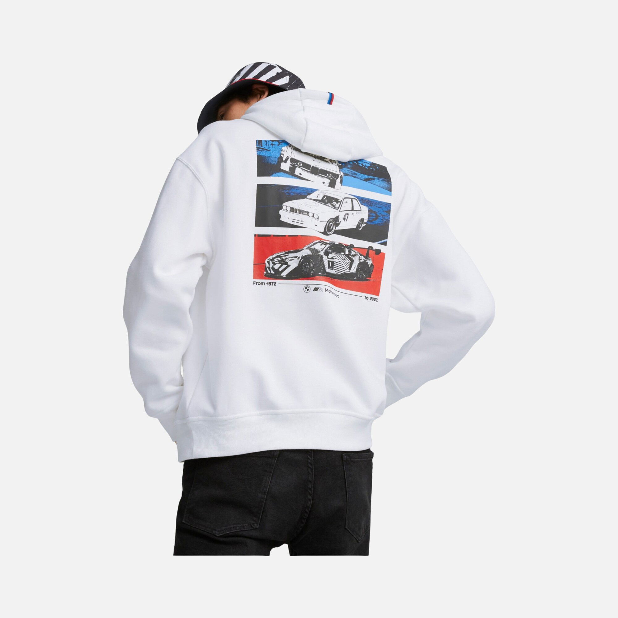 Puma BMW M Motorsport Graphic Hoodie Erkek Sweatshirt