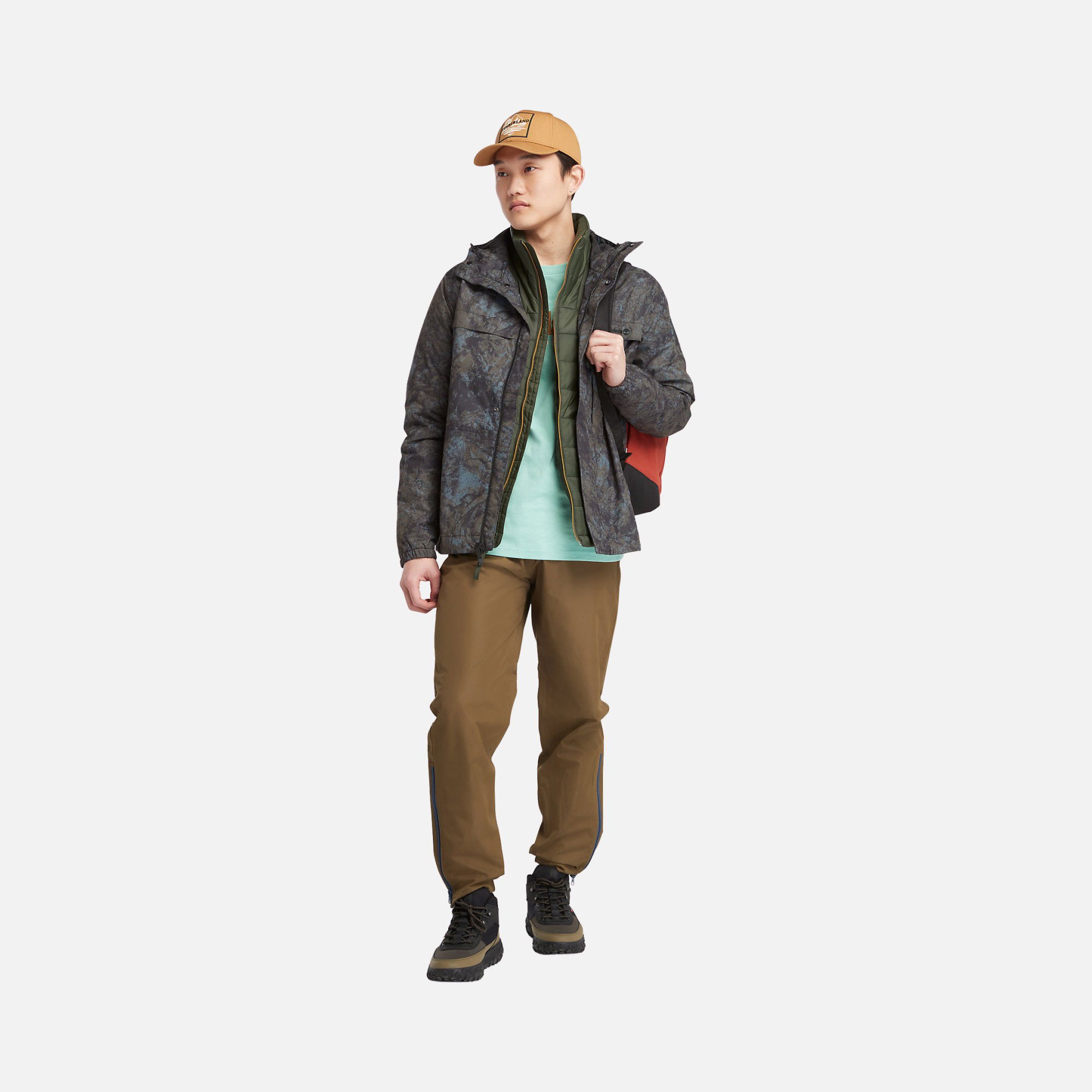 Timberland Not So Camouflage Full-Zip Hoodie Erkek Ceket