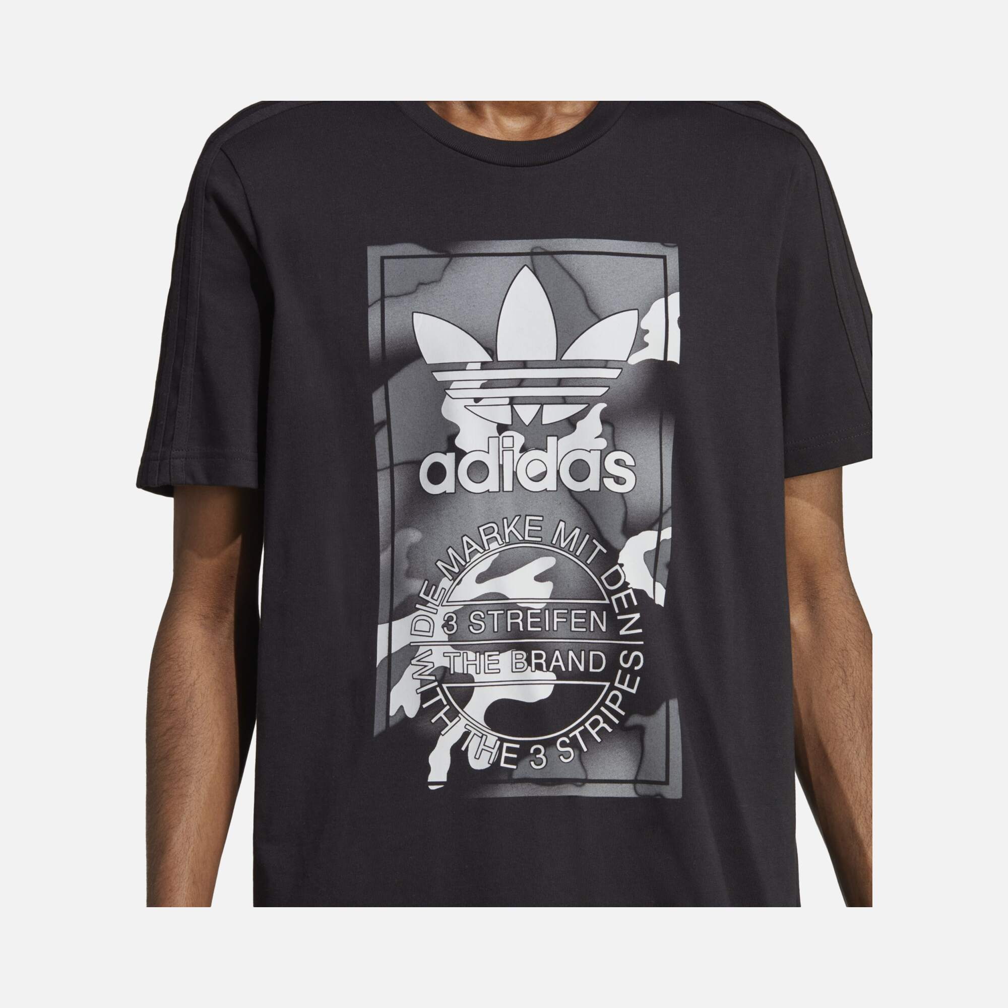 adidas Sportswear Graphic Camouflage Tongue Short-Sleeve Erkek Tişört