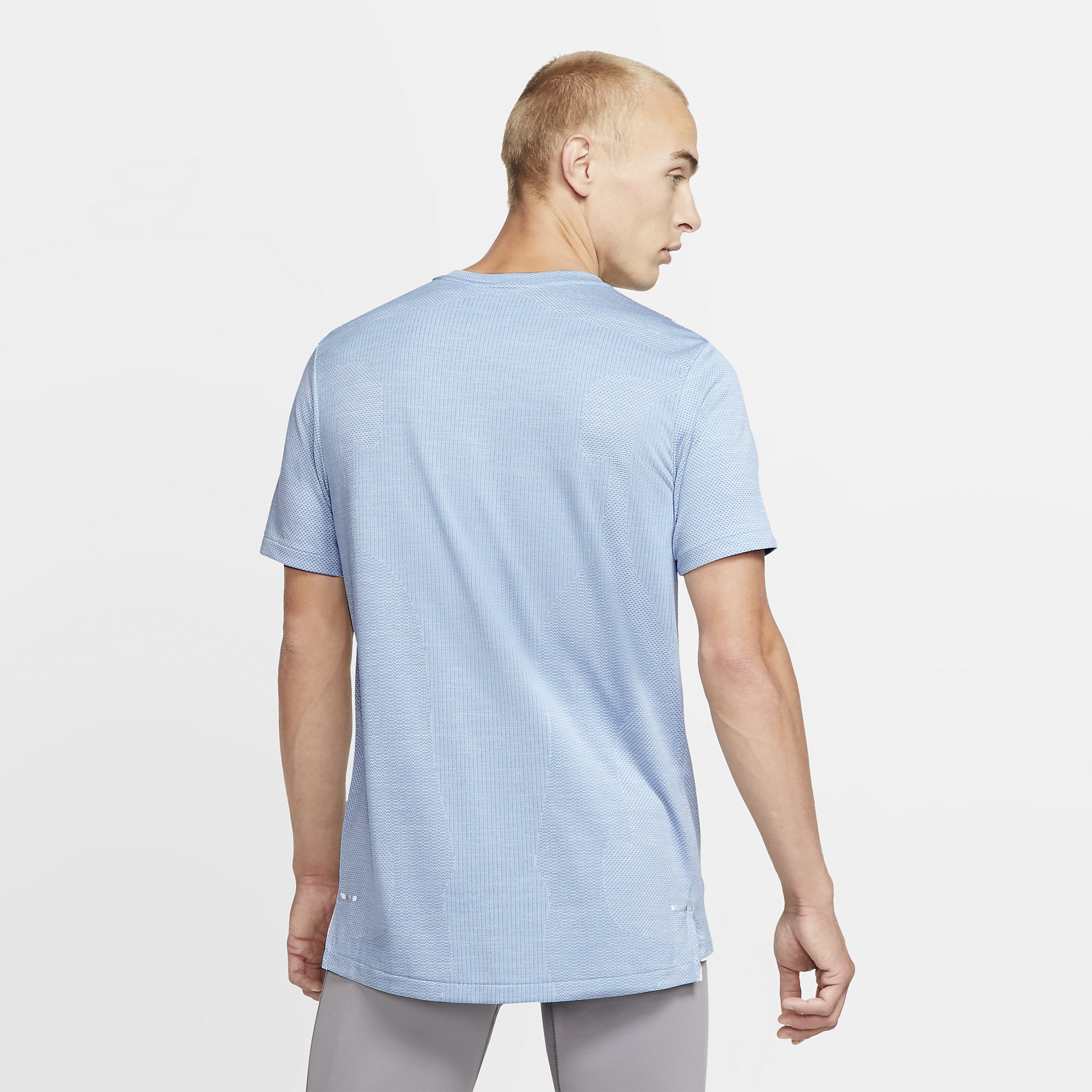 Nike TechKnit Ultra Short-Sleeve Running Top Erkek Tişört