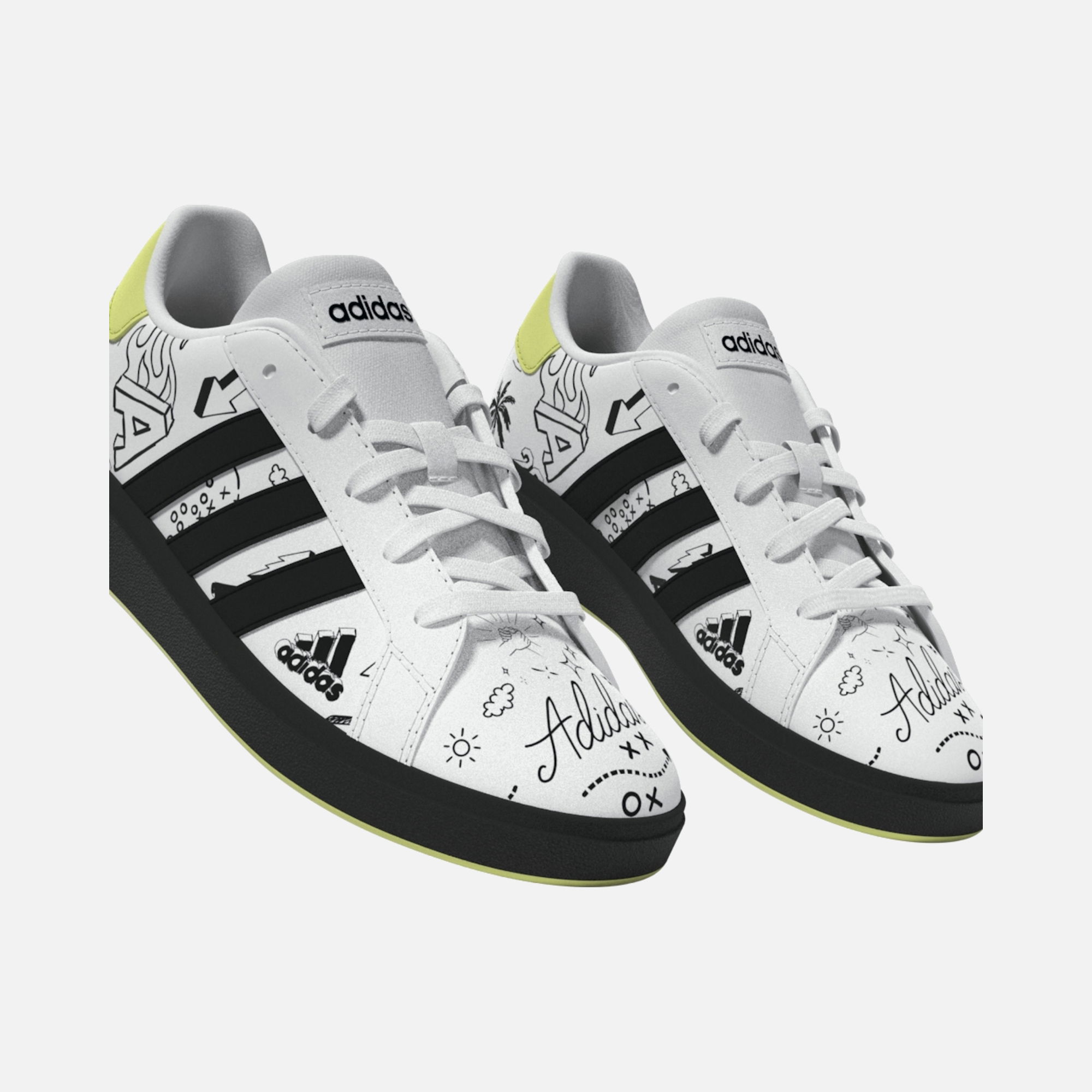 adidas Sportswear Grand Court 2.0 Graphic Çocuk Spor Ayakkabı