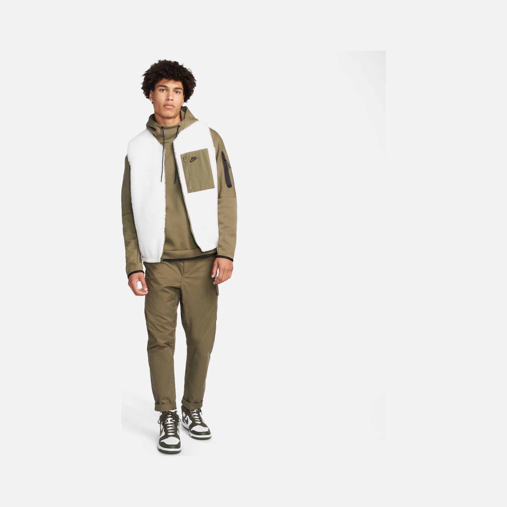 Nike Sporswear Club+ Fleece Winterized Reversible Full-Zip Erkek Yelek
