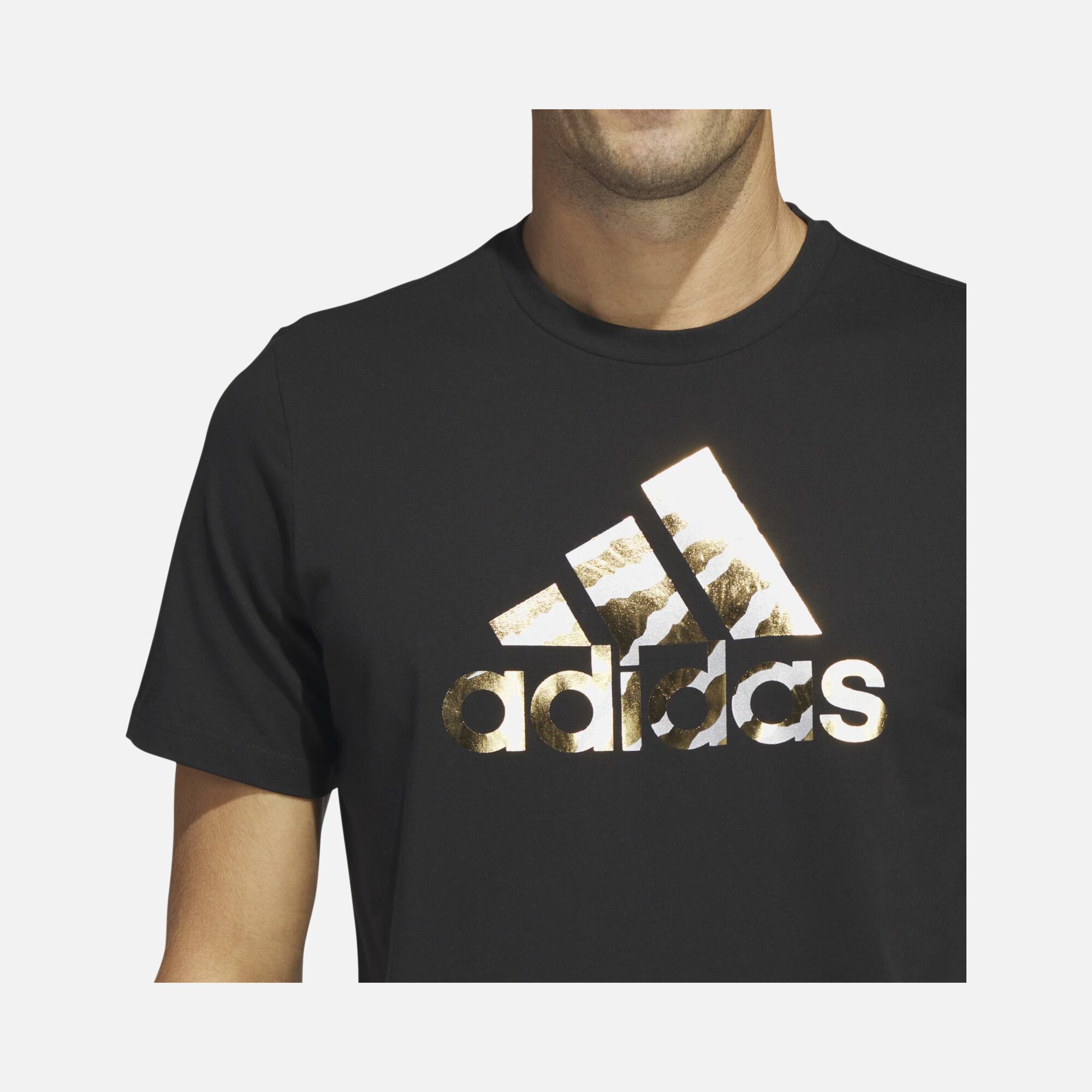 adidas Sportswear Power Logo Foil Short-Sleeve Erkek Tişört