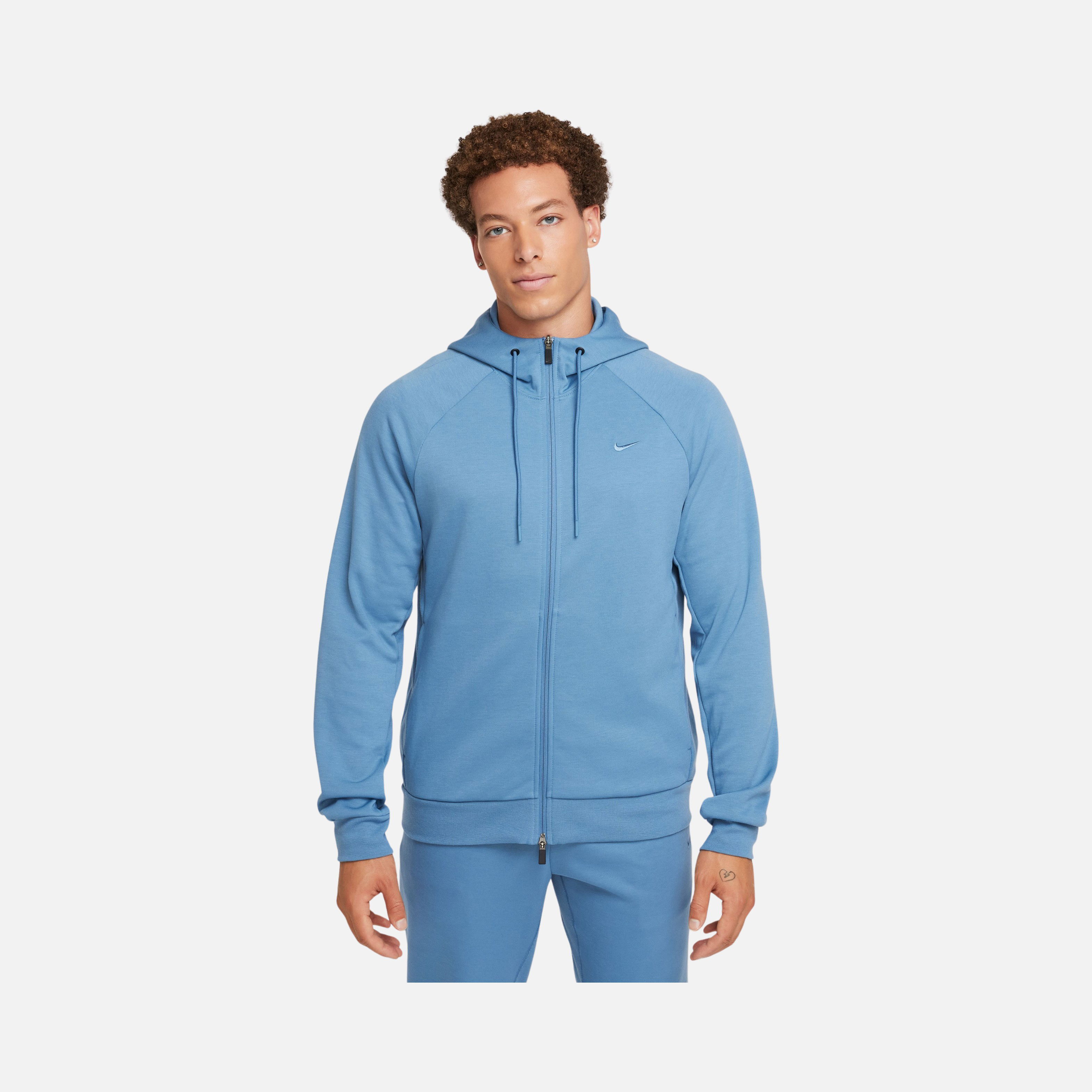 Nike Primary Dri-Fit UV Versatile Full-Zip Hoodie Erkek Sweatshirt