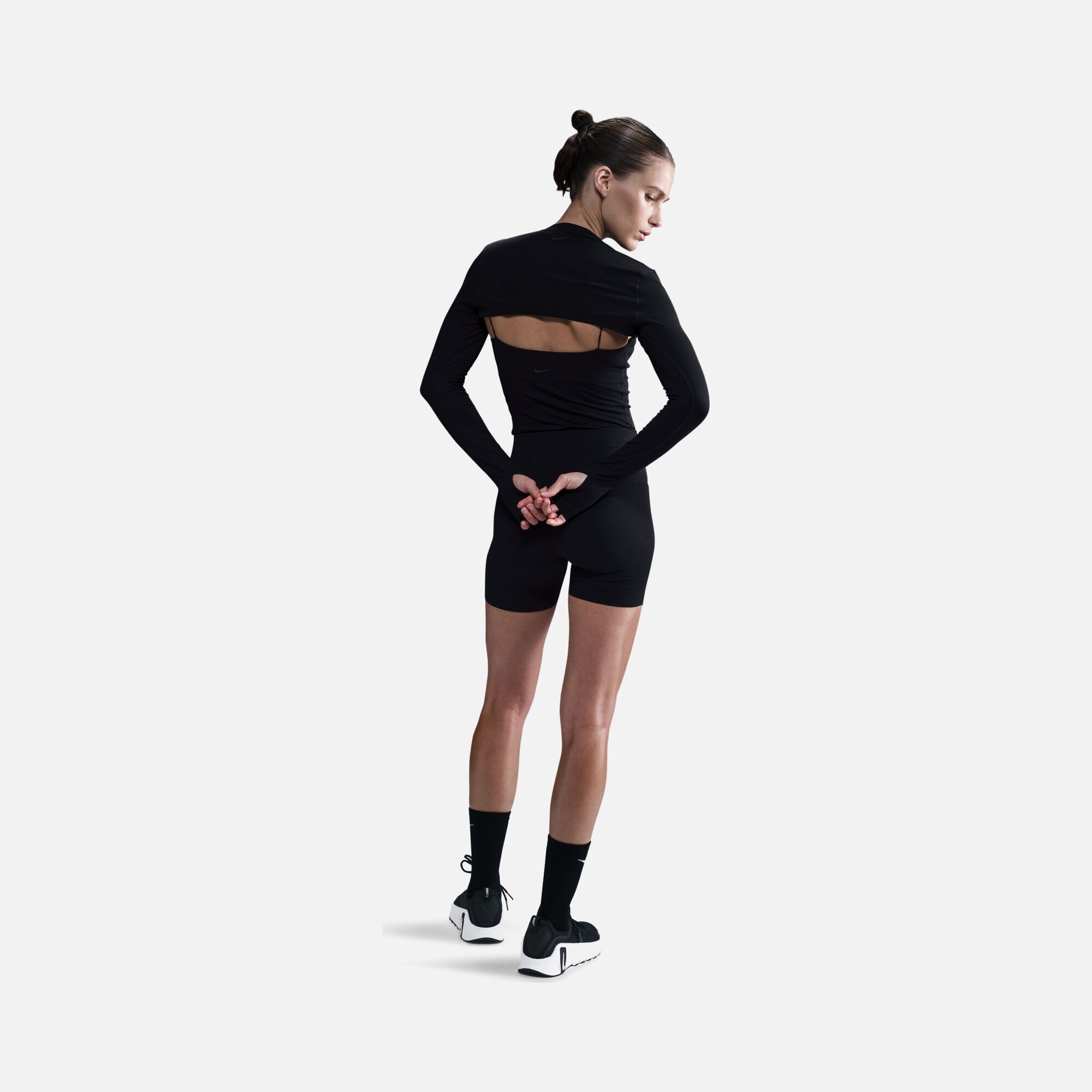 Nike Zenvy Dri-Fit Shrug Training Long-Sleeve Kadın Tişört