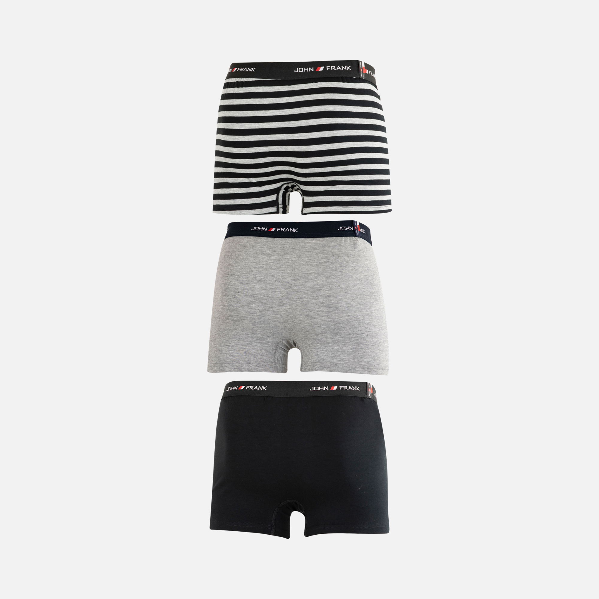 John Frank 3Pr Erkek Boxer
