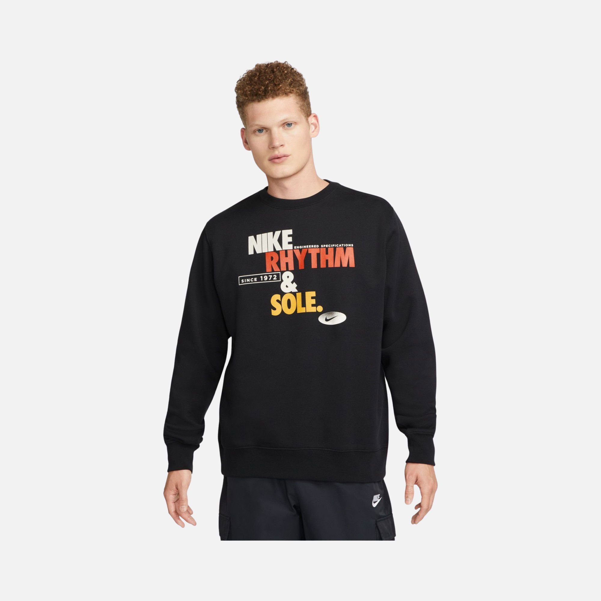 Nike Sportswear Fleece Rhythm & Sole Graphic Erkek Sweatshirt