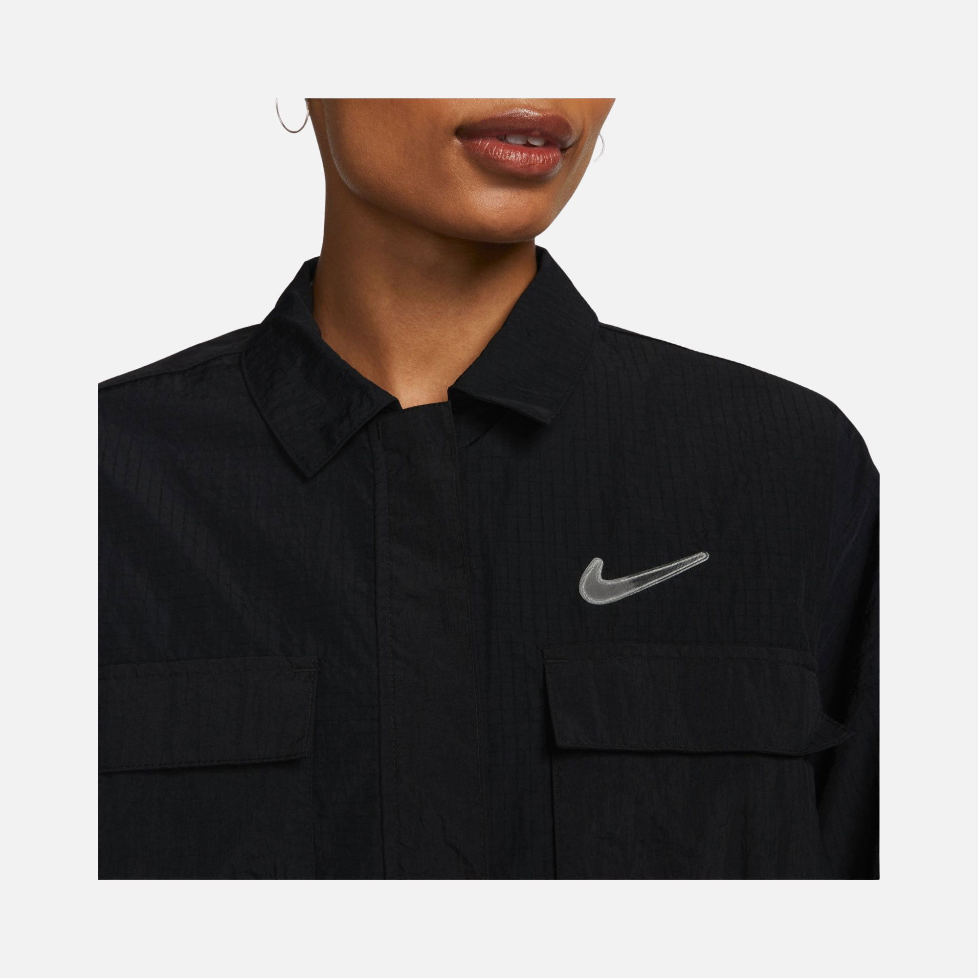 Nike Sportswear Swoosh Pack Woven Full-Zip Kadın Ceket