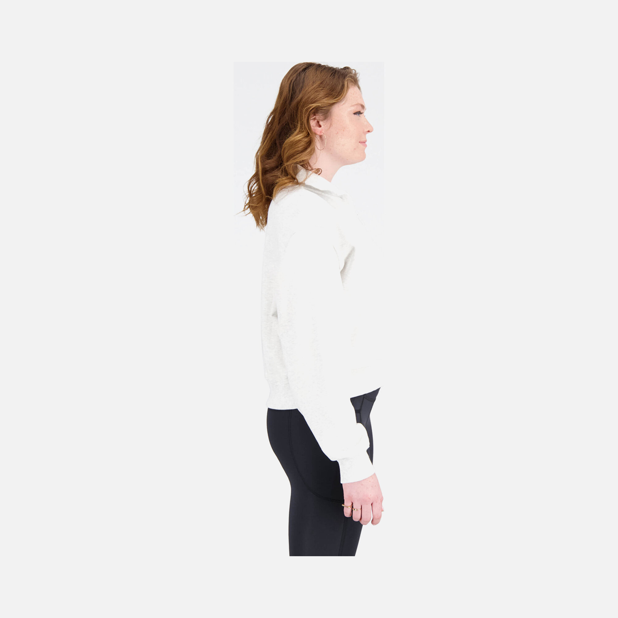 New Balance Lifestyle WNH3374 Half-Zip Kadın Sweatshirt