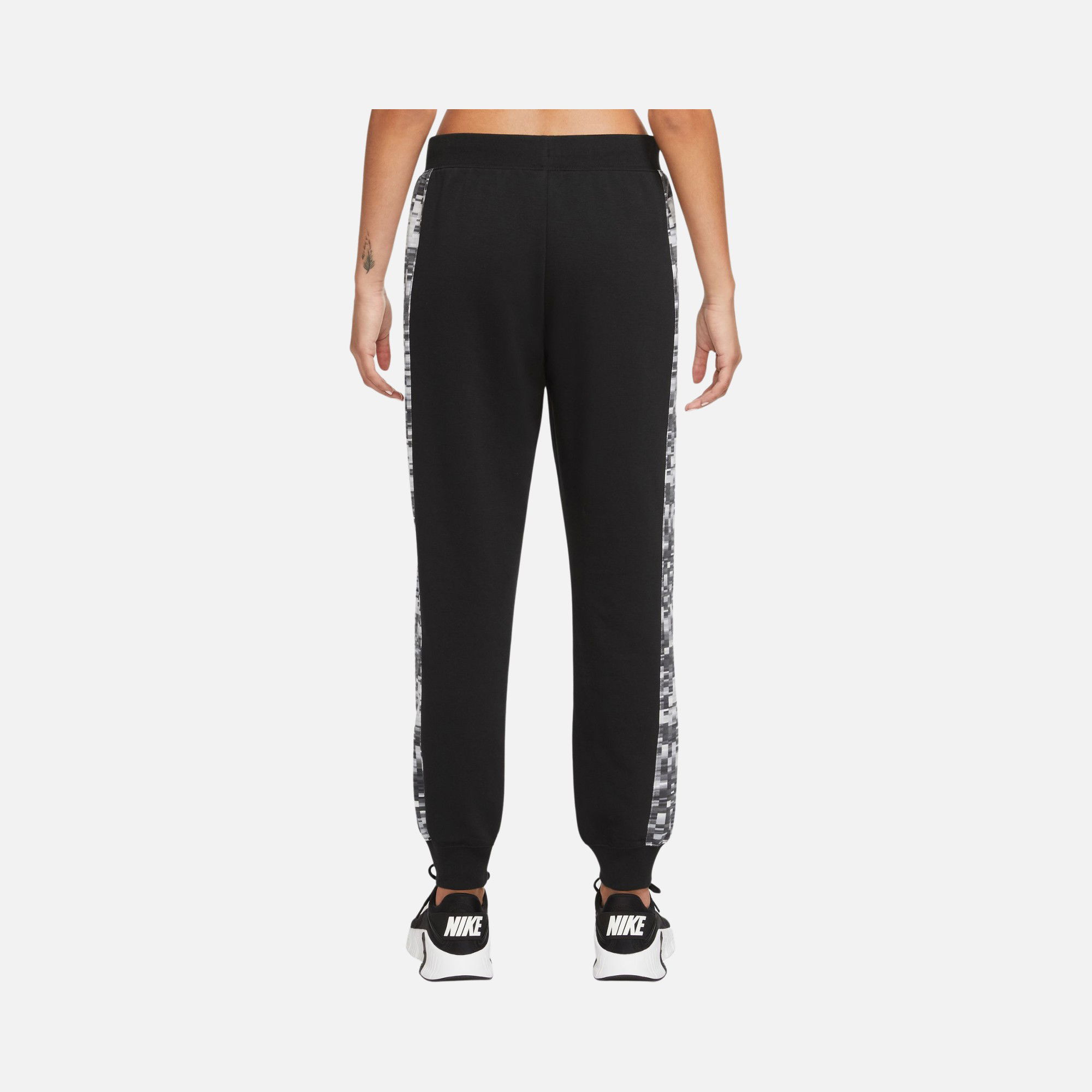 Nike Pro Dri-Fit Get-Fit French Terry AOP Training Kadın Eşofman Altı