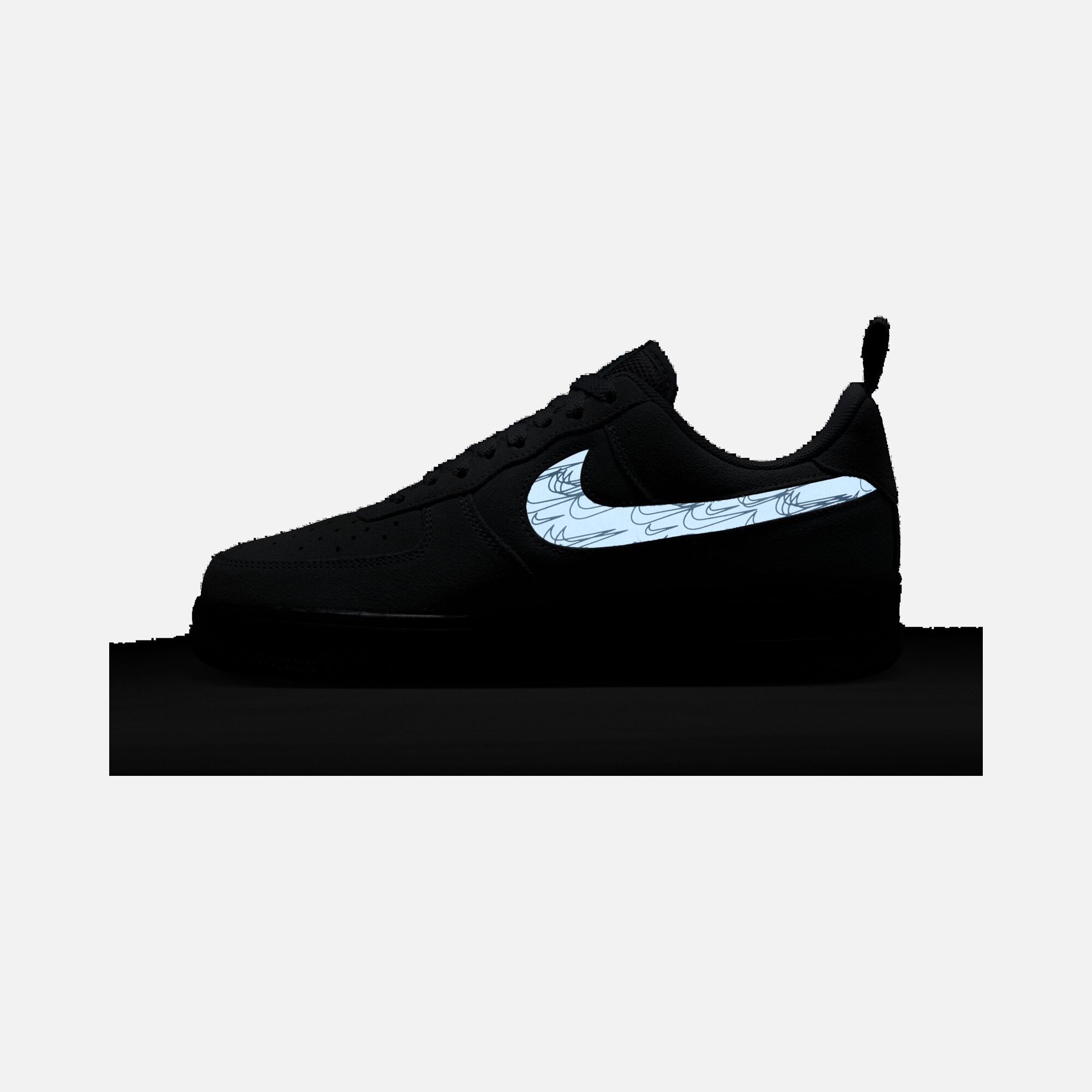 Nike Air Force 1 '07 LV8 ''Reflective Multi Swoosh'' Erkek Spor Ayakkabı