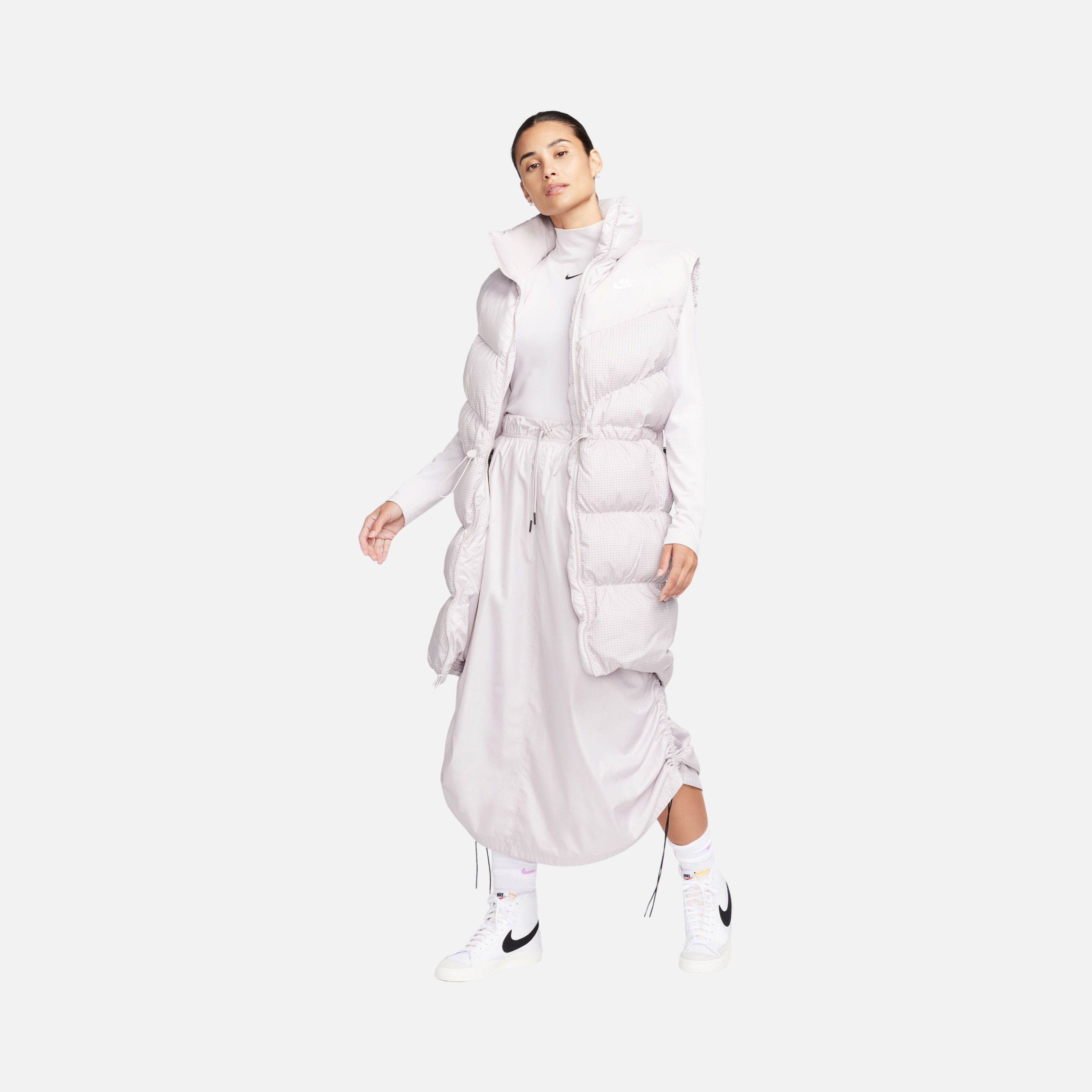 Nike Sportswear Therma-Fit Loose Long Puffer Full-Zip Kadın Yelek