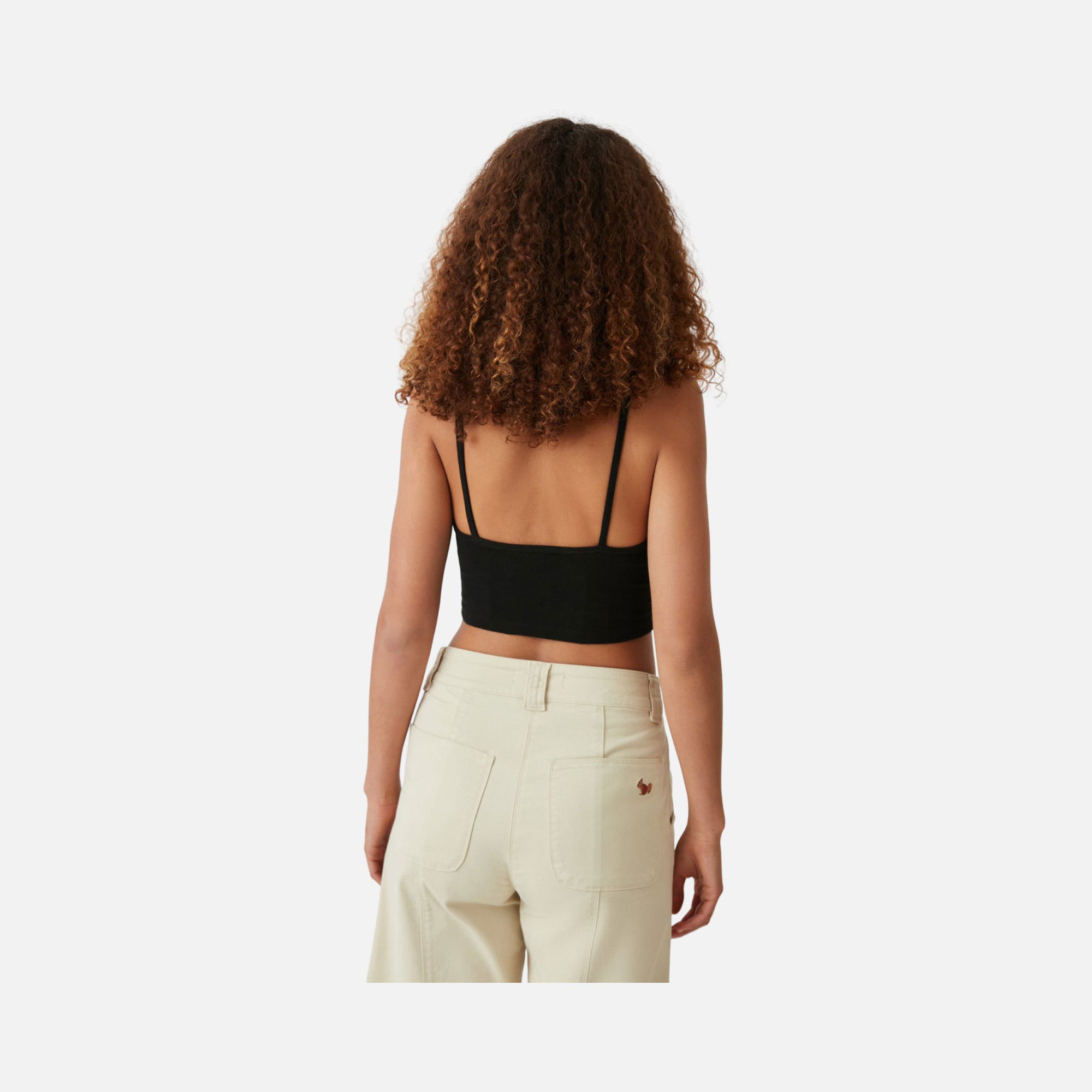 WWF Sportswear Ceylan Embroidered Cropped Kadın Atlet