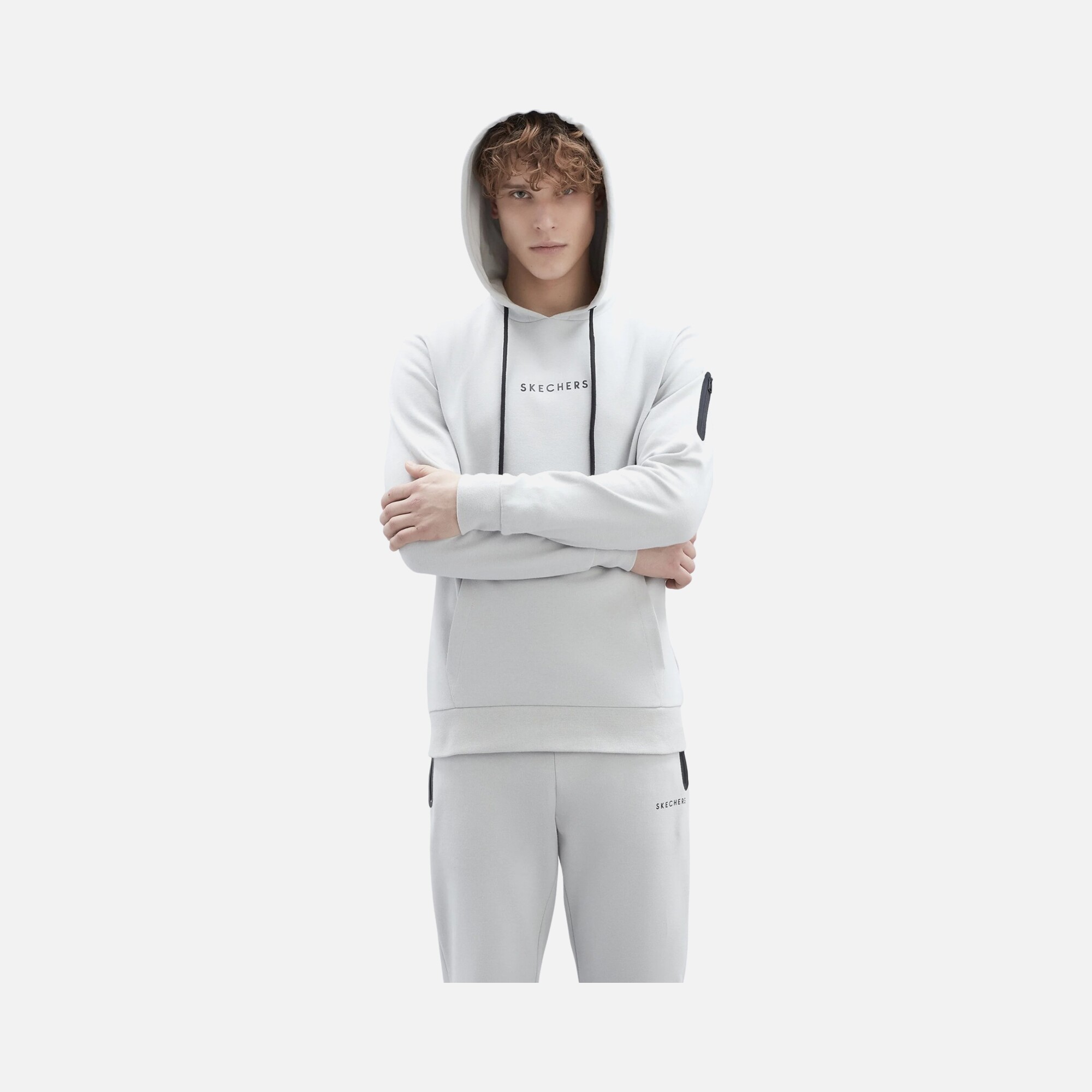 Skechers Sportswear 2 Xi Lock Arm Zipped Hoodie Erkek Sweatshirt