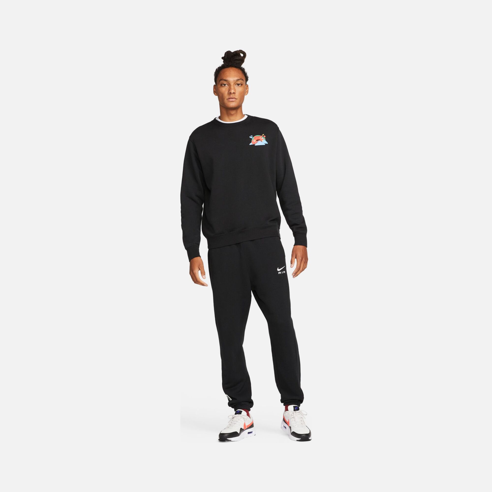 Nike Sportswear Fleece Swoosh Spirit Graphic Erkek Sweatshirt