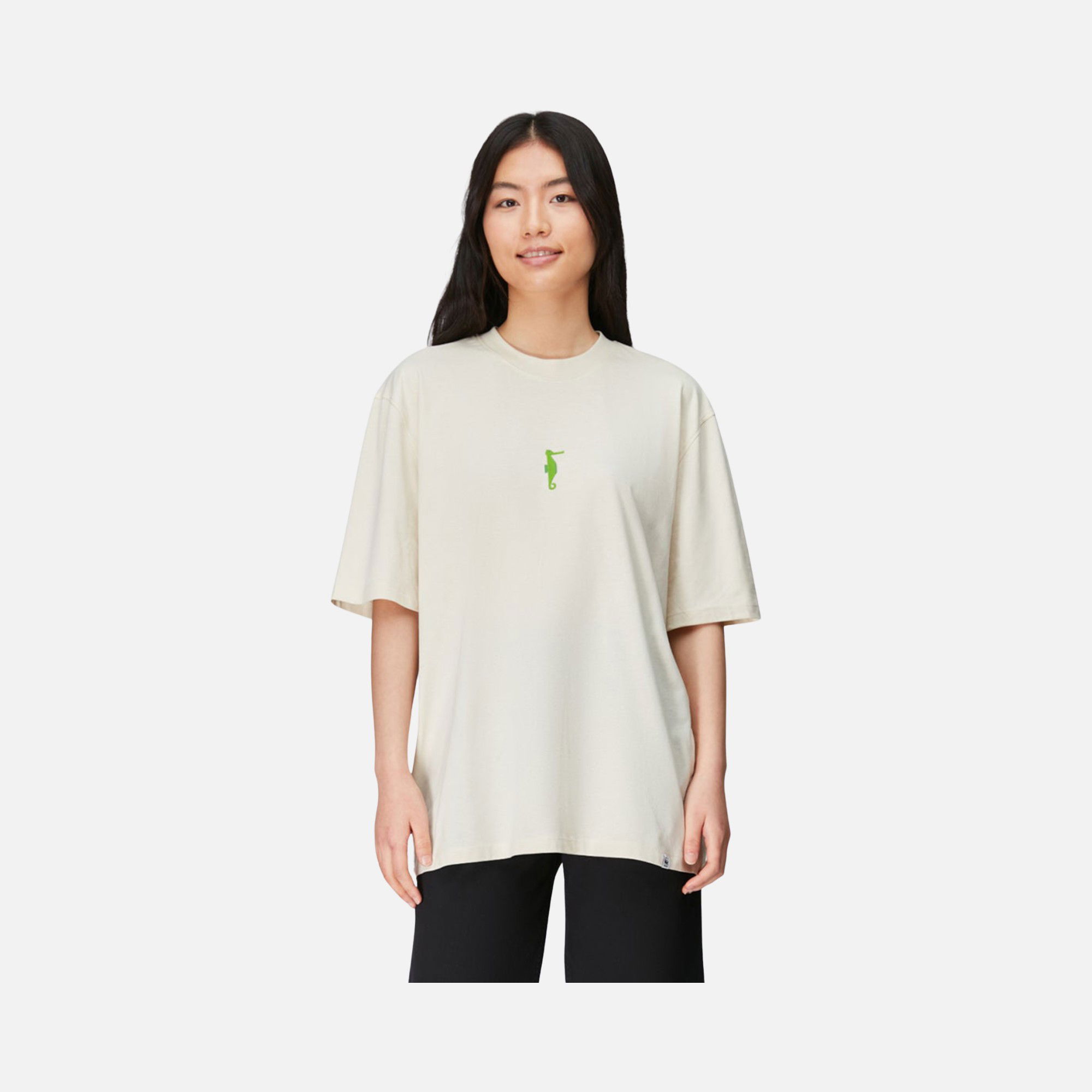 WWF Sportswear Denizatı Embroidered Oversize Short-Sleeve Unisex Tişört