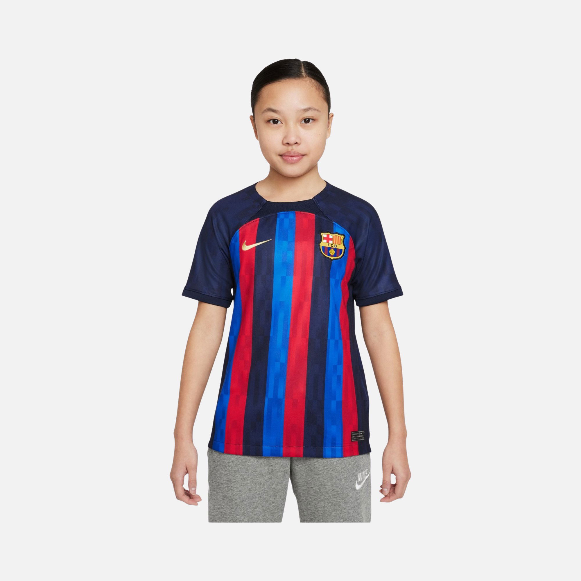 Nike FC Barcelona 2022-2023 Stadyum İç Saha Çocuk Forma