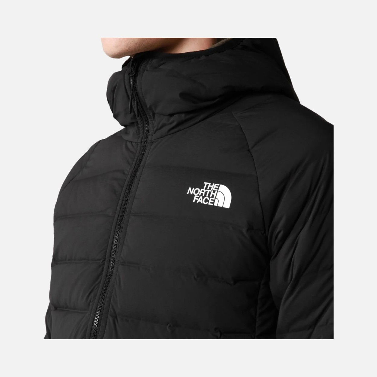 North Face Belleview Stretch Goose Down 600 Full-Zip Hoodie Erkek Mont