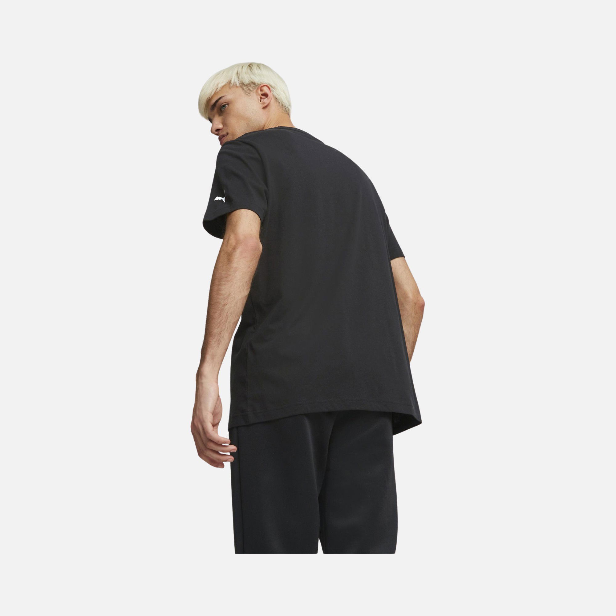 Puma Sportswear Mercedes-AMG Petronas Motorsport F1 Essentials Logo Short-Seeve Erkek Tişört