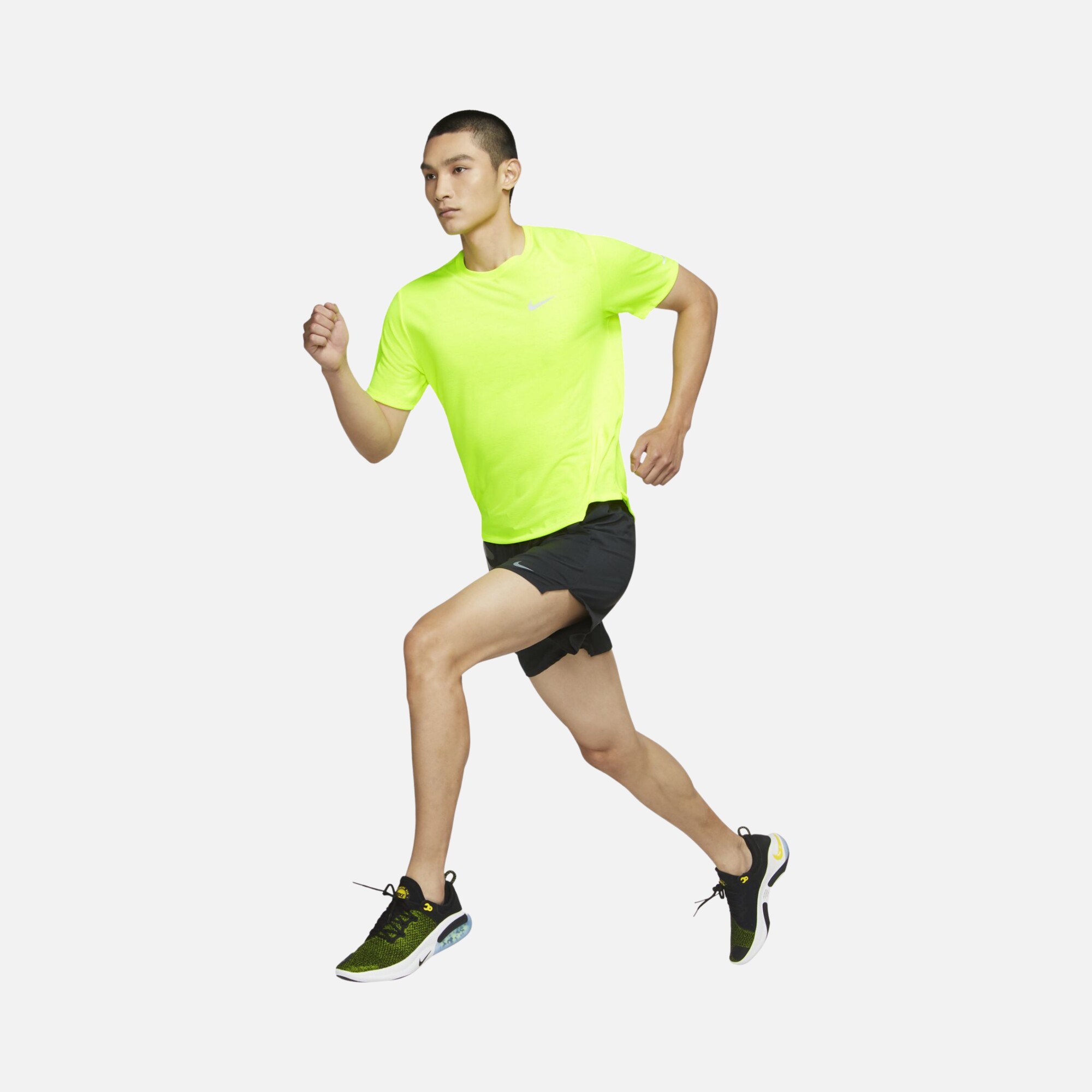 Nike Dri-Fit Miler Running Short-Sleeve Erkek Tişört