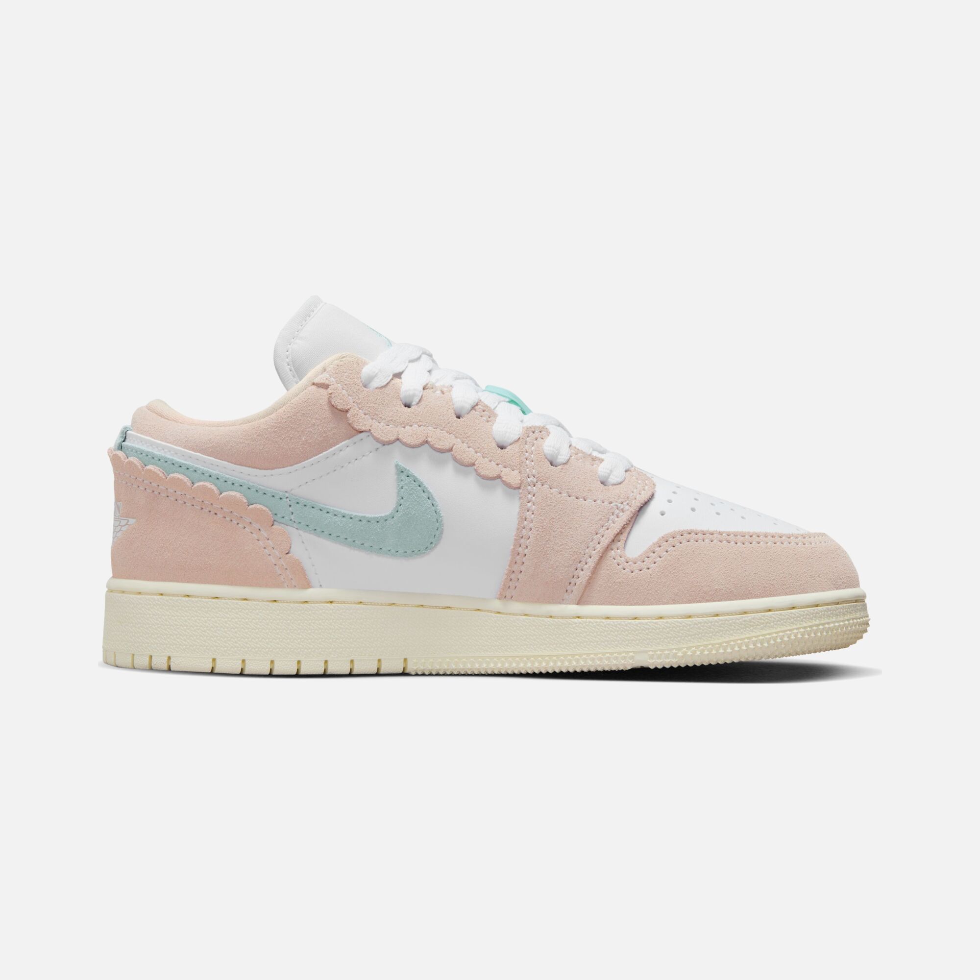 Nike Air Jordan 1 Low SE ''Scalloped Edge Suede Details'' (GS) Spor Ayakkabı