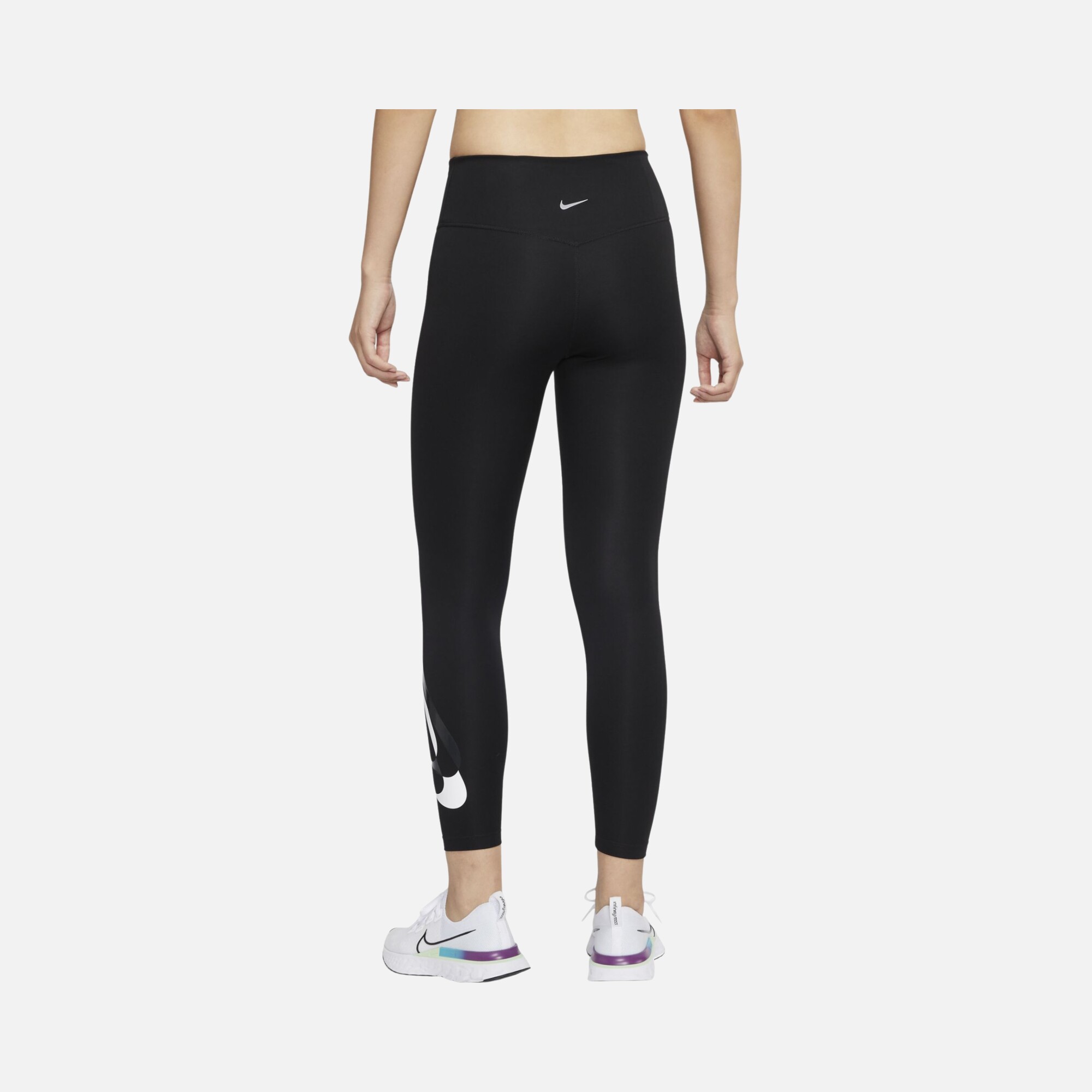Nike Dri-Fit Swoosh Run 7/8-Length Mid-Rise Kadın Tayt