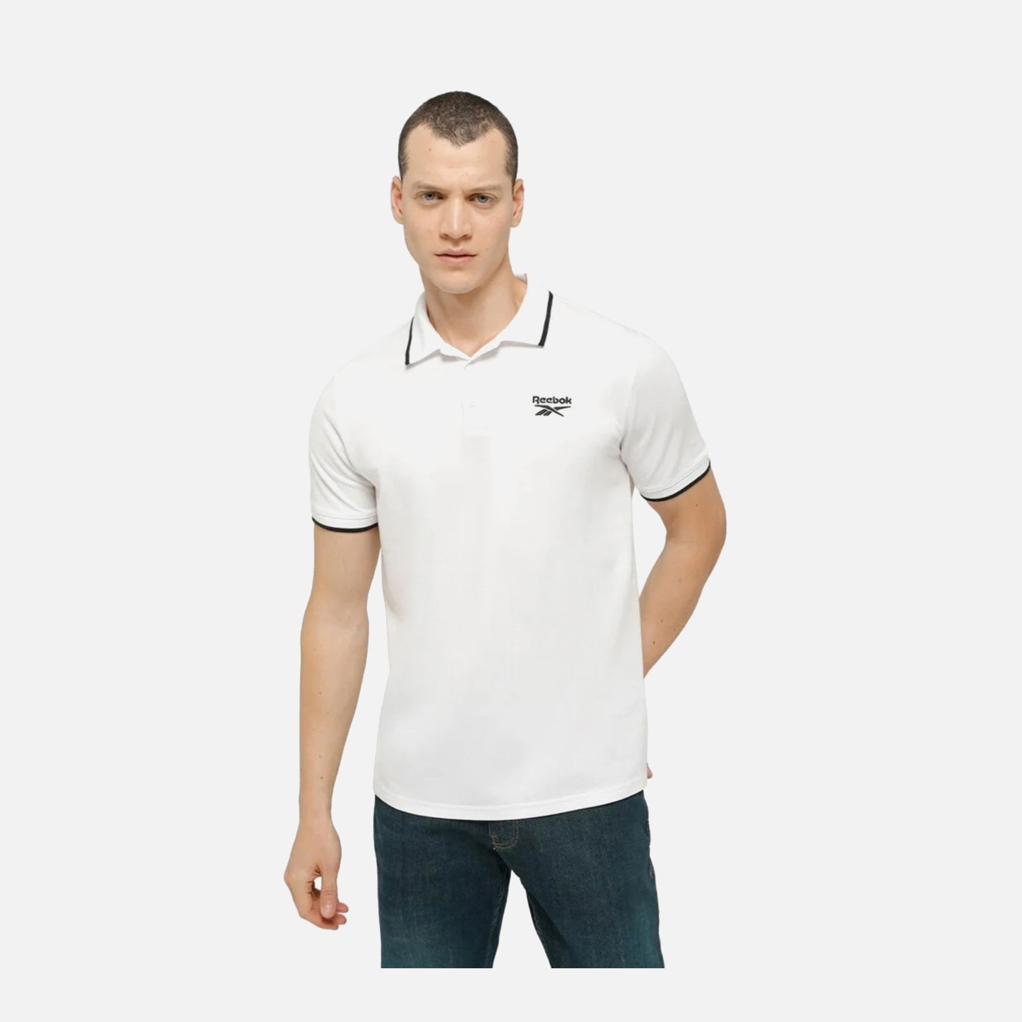 Reebok Identity Logo Polo Short-Sleeve Erkek Tişört