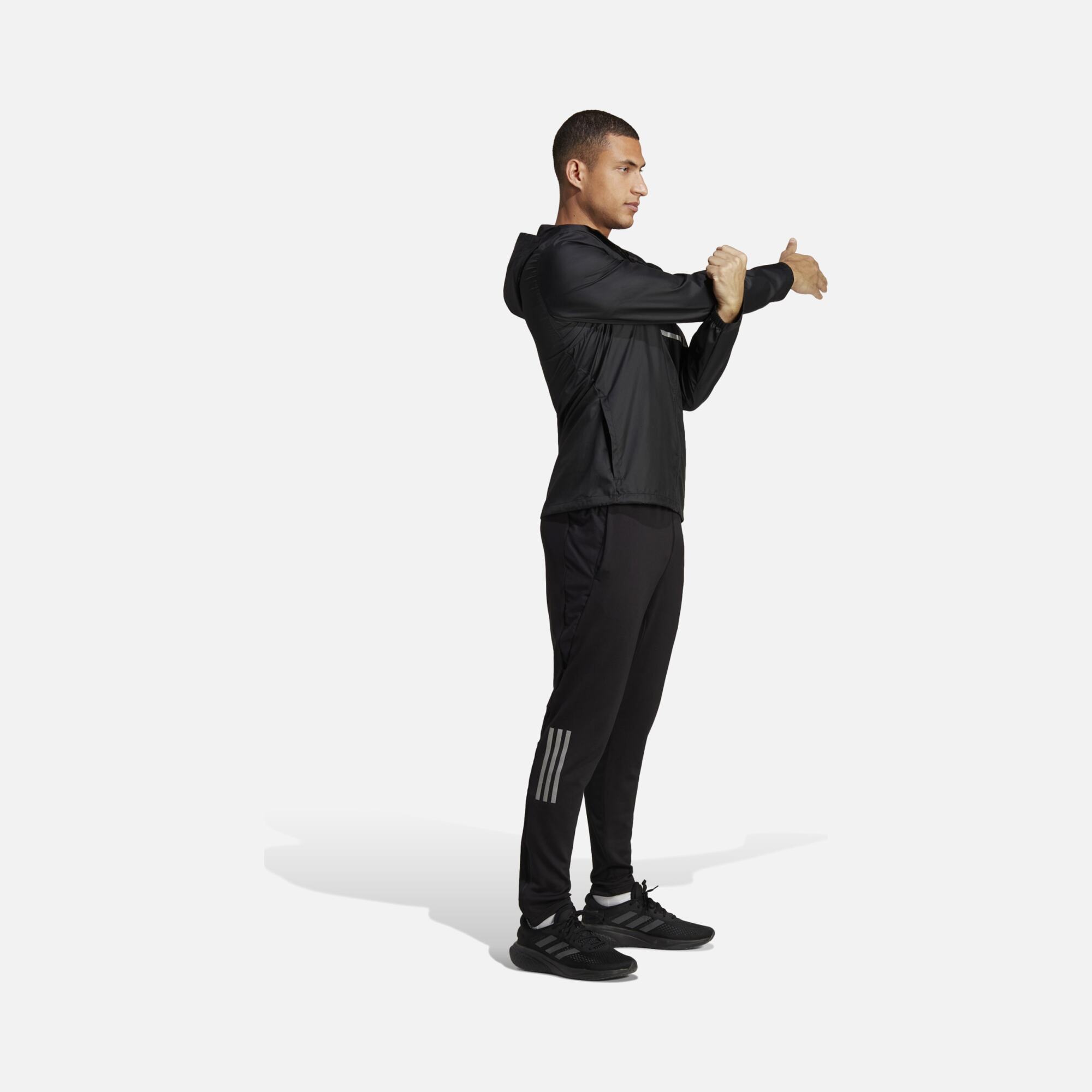 adidas Own the Run Lightweight Running Full-Zip Hoodie Erkek Ceket