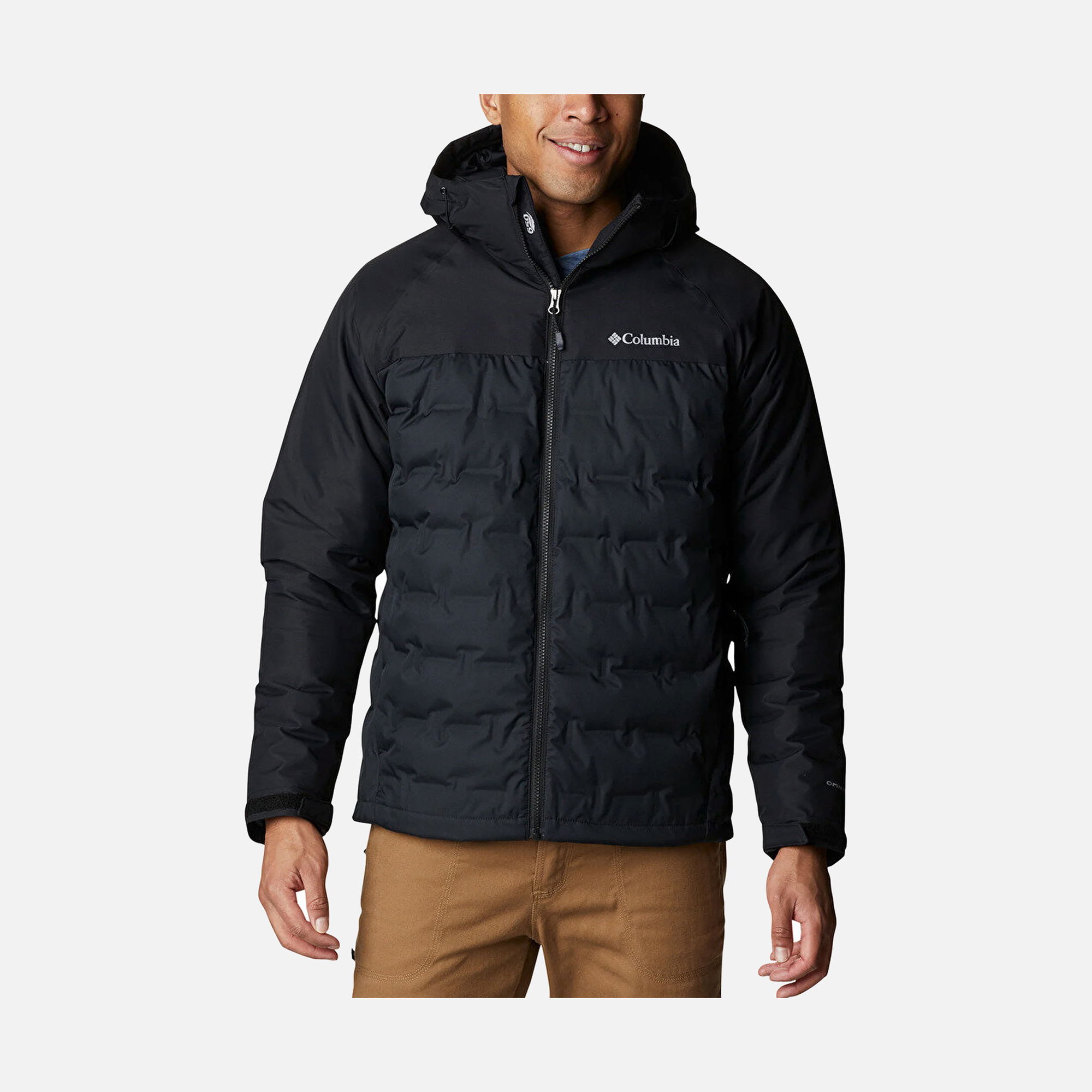 Columbia Grand Trek II 650 Goose Down Filled Full-Zip Hoodie Erkek Mont
