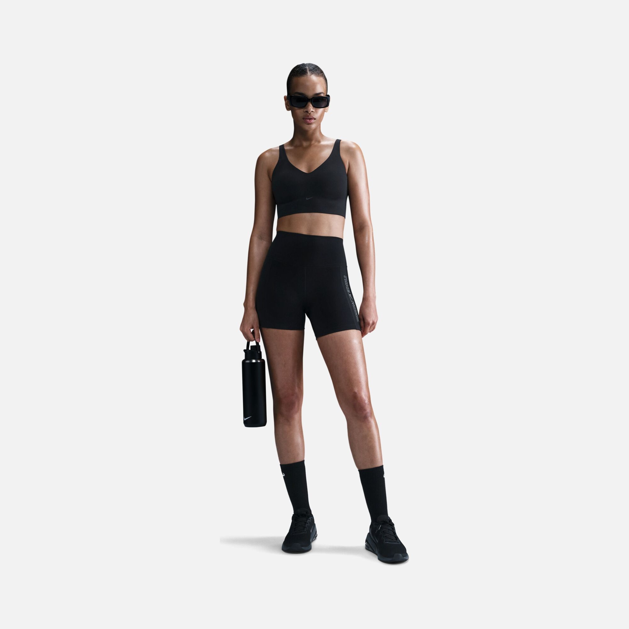 Nike Dri-Fit Alate Medium Support Long Design Long Pad Convertible Training Kadın Bra