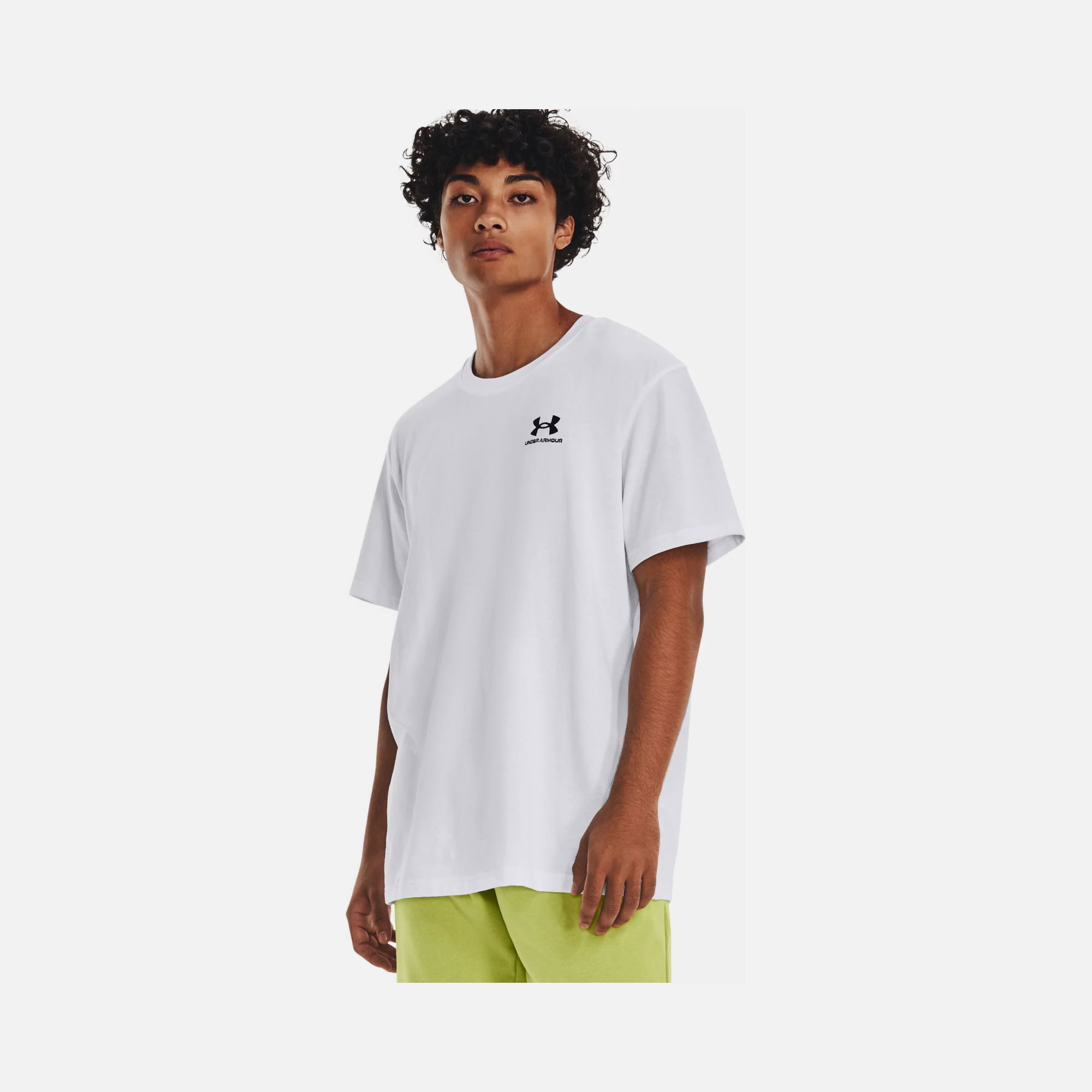 Under Armour Logo EMB Heavyweight Training Short-Sleeve Erkek Tişört
