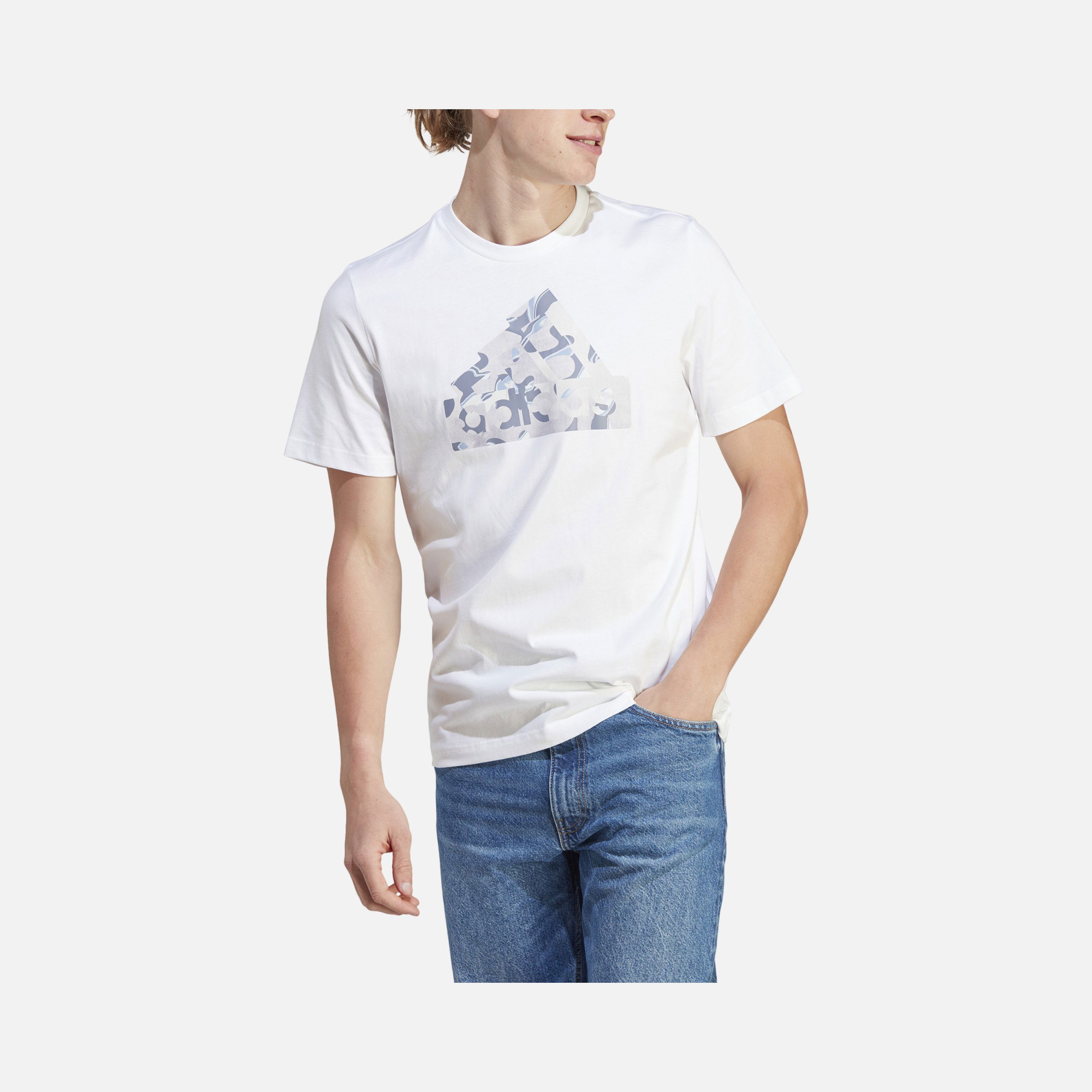 adidas Sportswear Future Icons Camuoflage Graphic Short-Sleeve Erkek Tişört