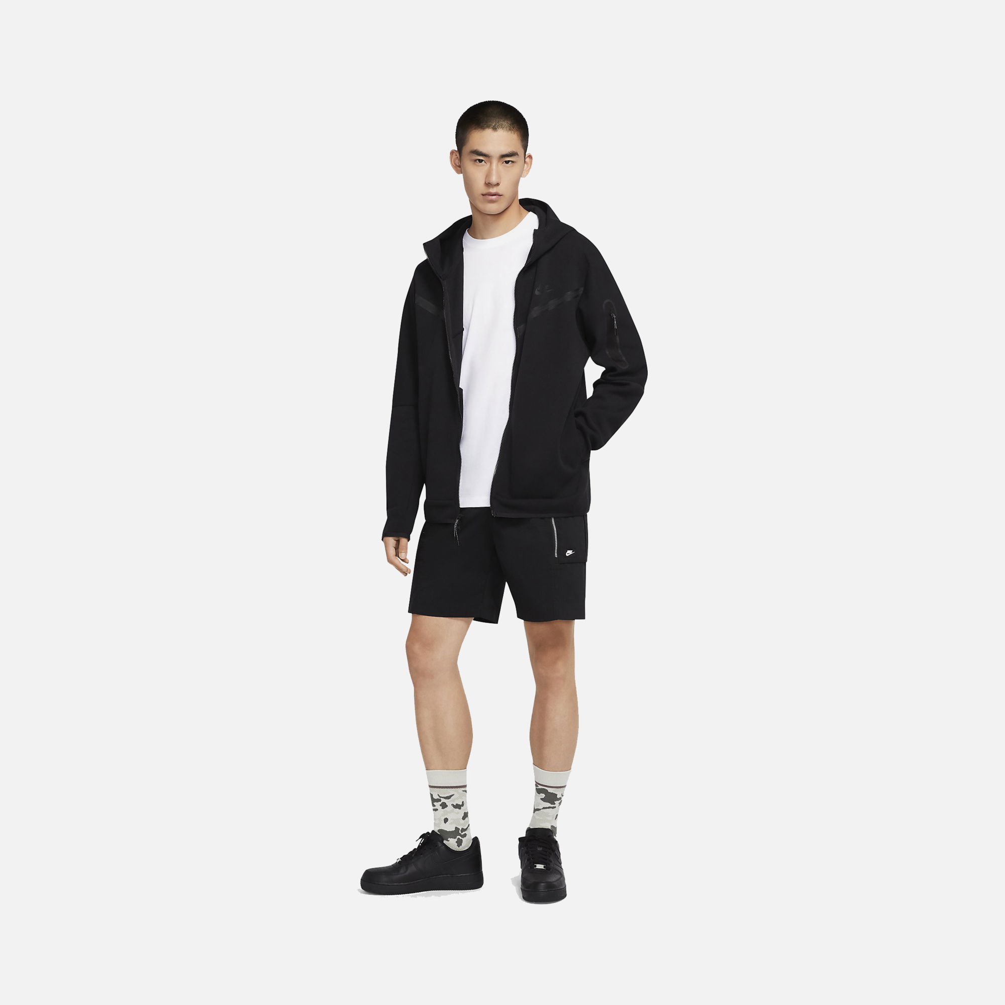 Nike Sportswear Tech Fleece Full-Zip Hoodie Erkek Sweatshirt