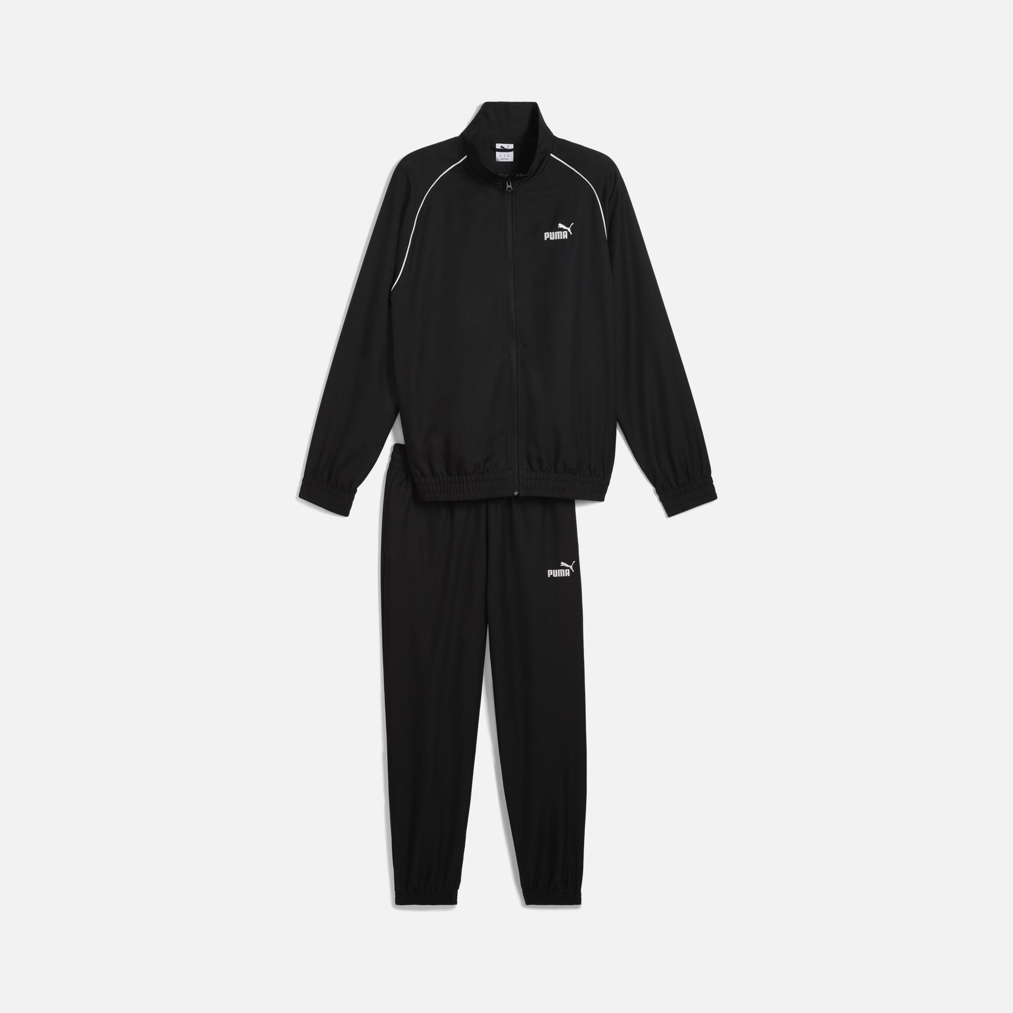 Puma Sportswear Woven Piping Regular-Fit Full-Zip Erkek Eşofman Takımı