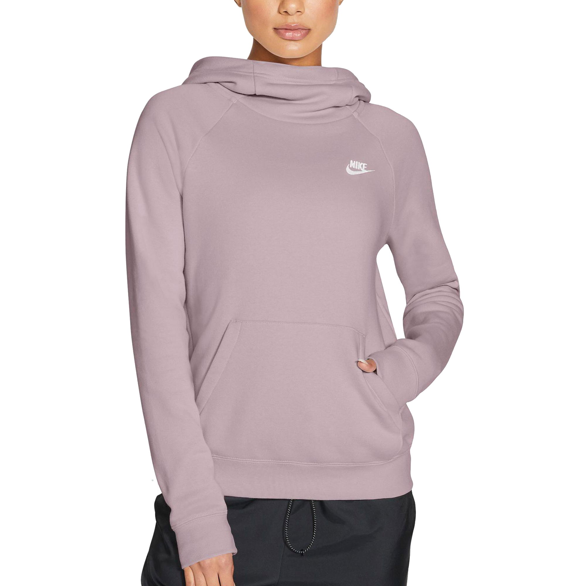 Nike Sportswear Essential Funnel-Neck Fleece Hoodie Kadın Sweatshirt